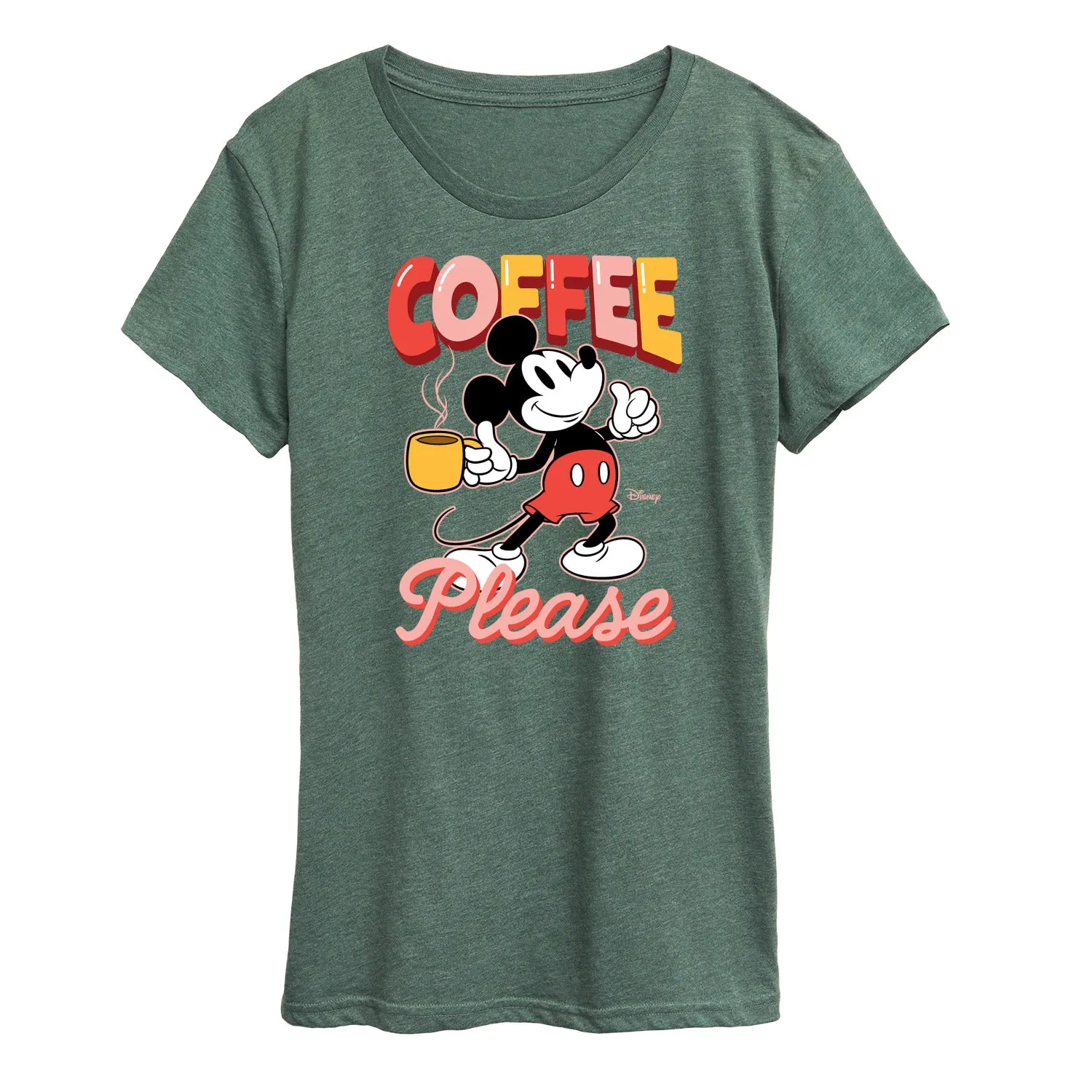 Disney - Coffee Please - Women's Short Sleeve Graphic T-Shirt sold by Zulily product image thumbnail 5