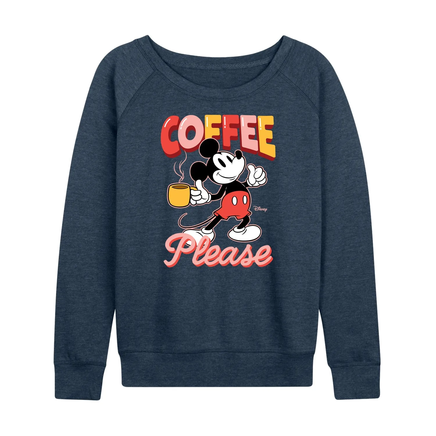 Disney - Coffee Please - Women's French Terry Long Sleeve Pullover sold by Zulily product image thumbnail 2