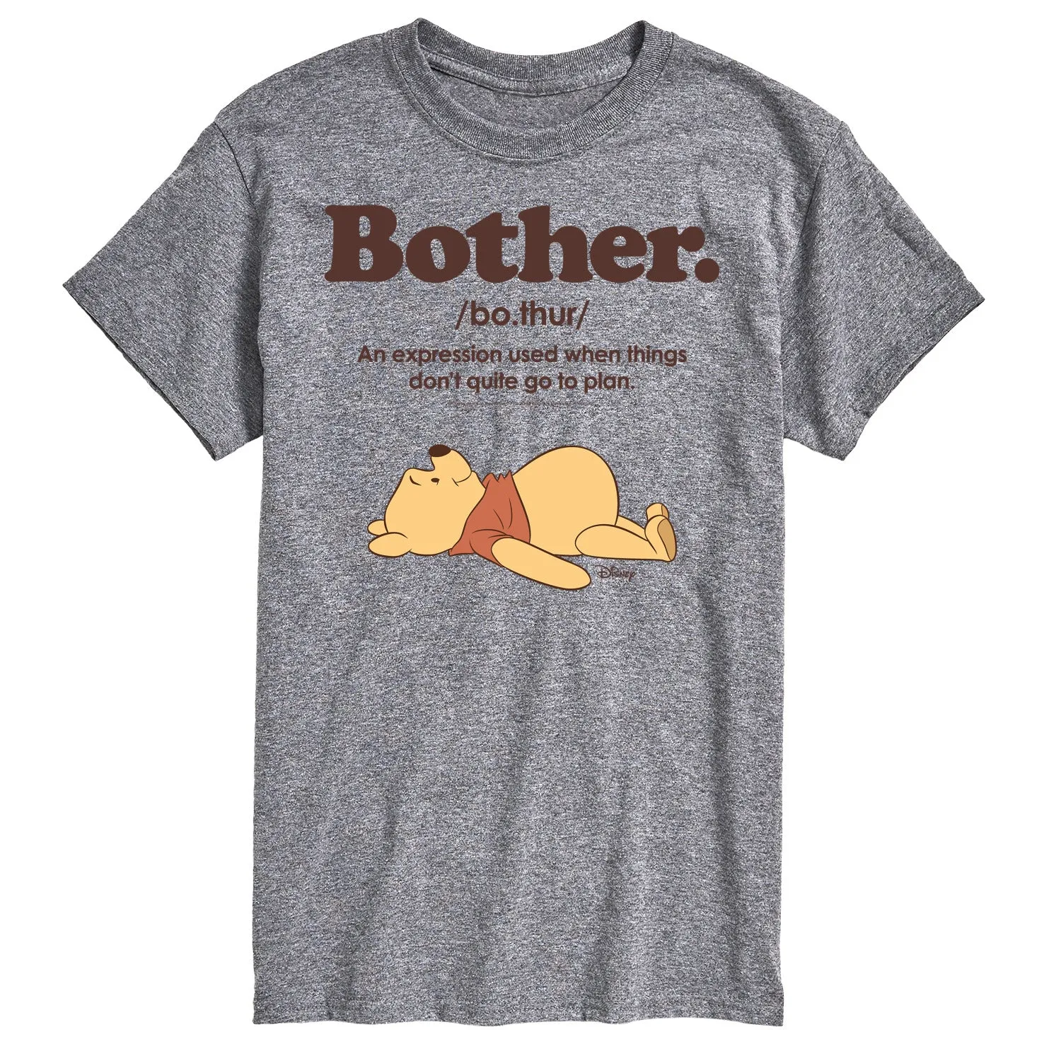 Winnie the Pooh - Bother Definition - Men's Short Sleeve Graphic T-Shirt sold by Zulily
