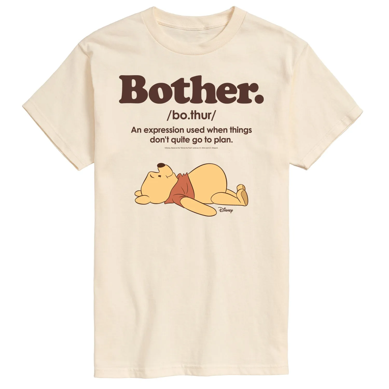 Winnie the Pooh - Bother Definition - Men's Short Sleeve Graphic T-Shirt sold by Zulily product image thumbnail 2