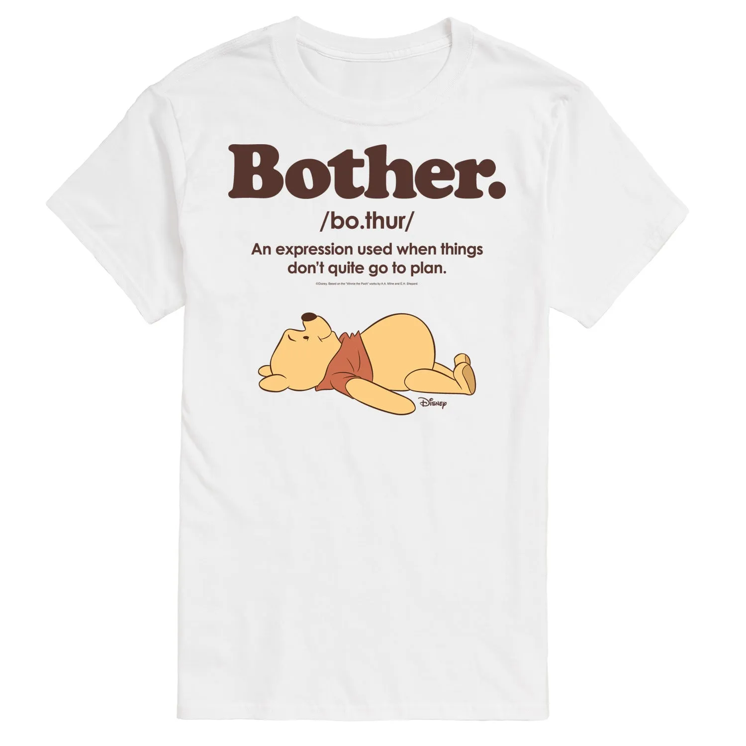 Winnie the Pooh - Bother Definition - Men's Short Sleeve Graphic T-Shirt sold by Zulily product image thumbnail 3