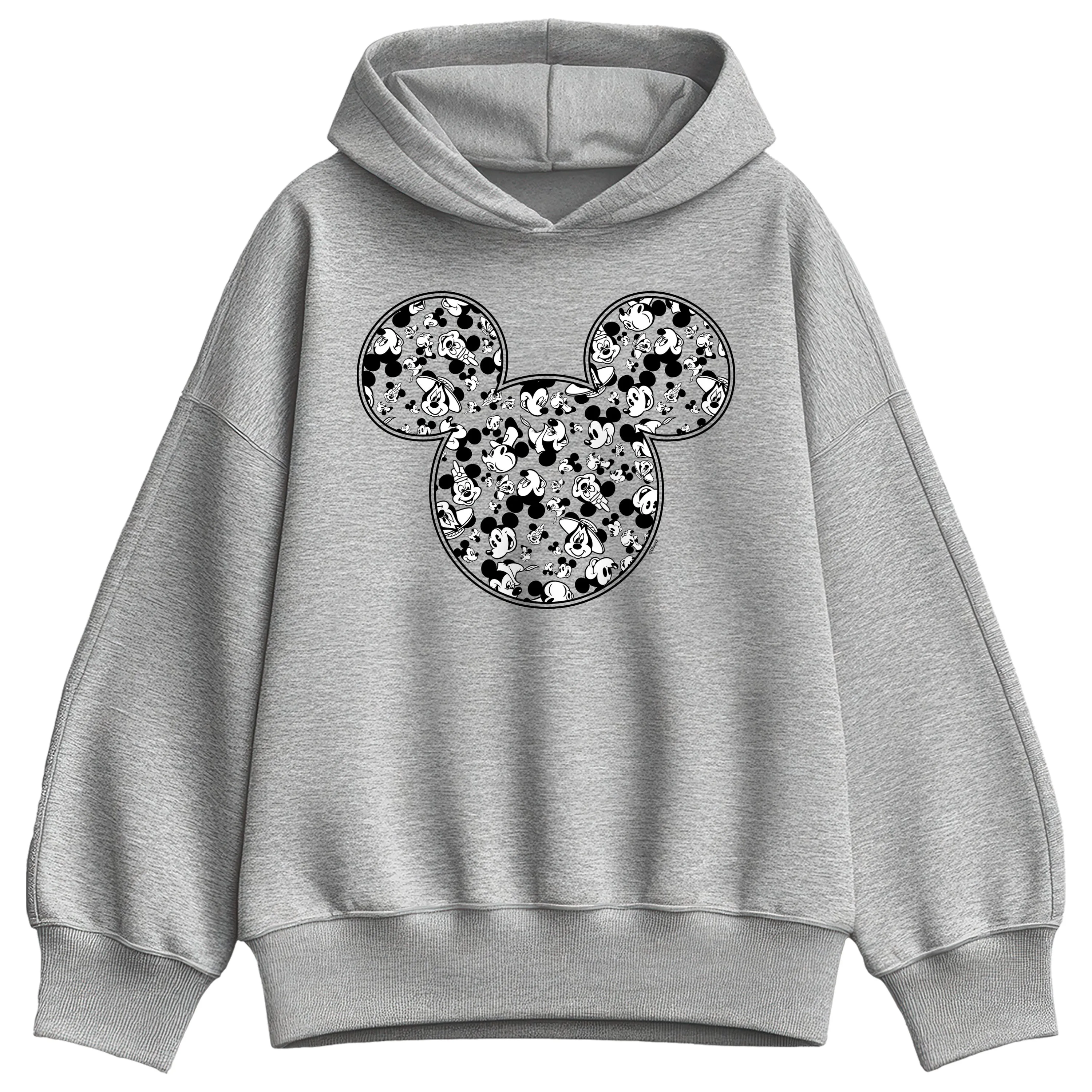 Disney - Meta Mickey - Women's Oversized Fleece Hoodie Sweatshirt sold by Zulily