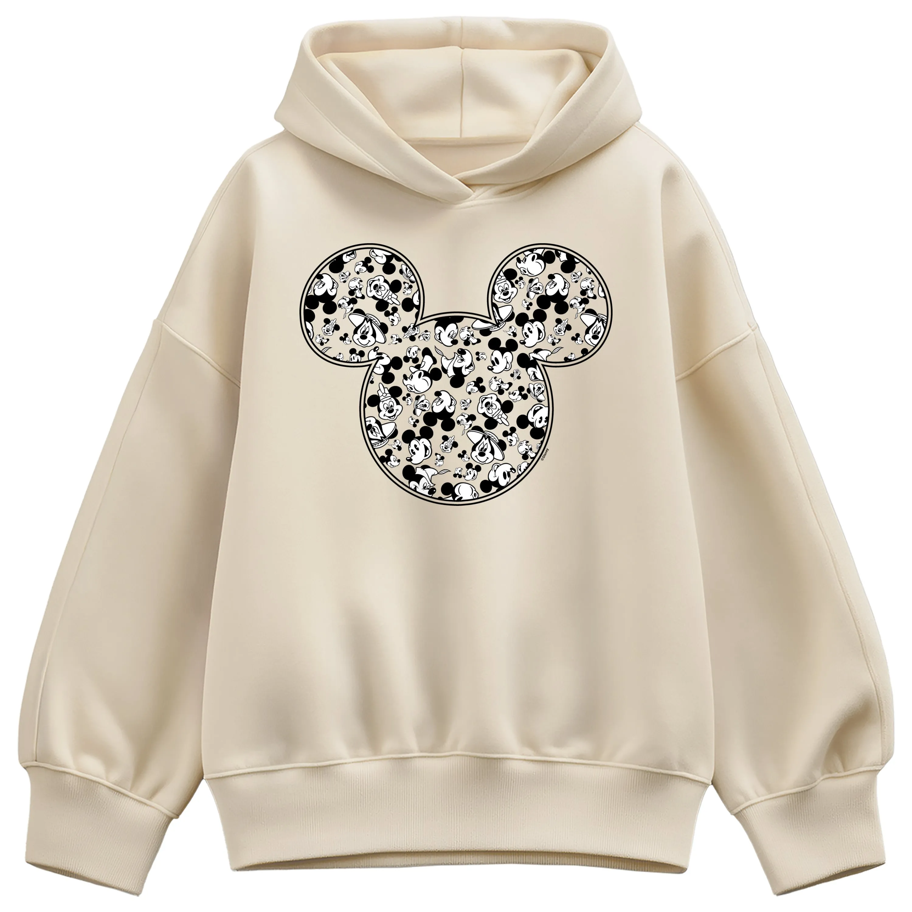 Disney - Meta Mickey - Women's Oversized Fleece Hoodie Sweatshirt sold by Zulily product image thumbnail 2