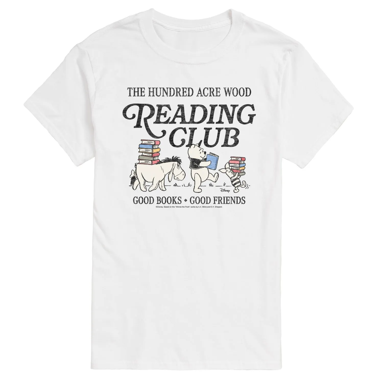 Winnie the Pooh - Reading Club - Men's Short Sleeve Graphic T-Shirt sold by Zulily product image thumbnail 3