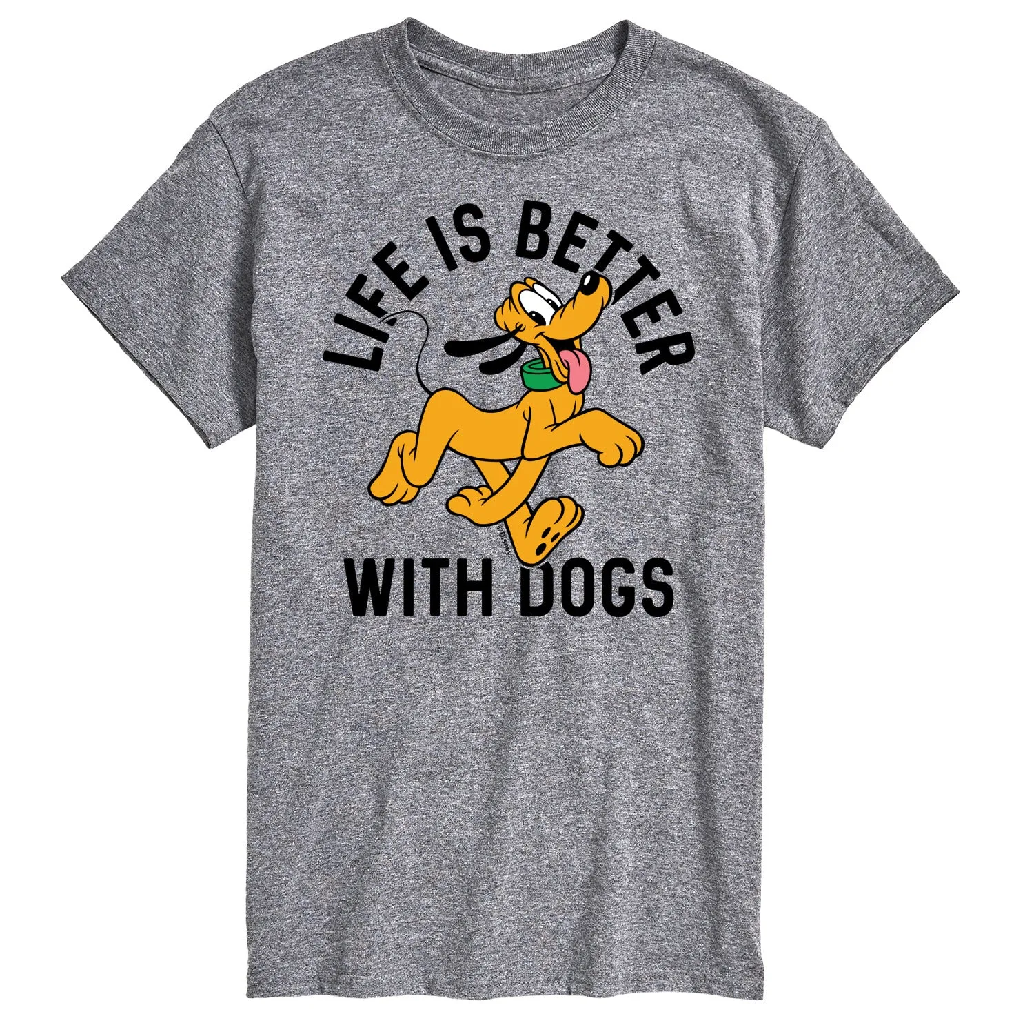 Disney - Life is Better With Dogs - Men's Short Sleeve Graphic T-Shirt sold by Zulily