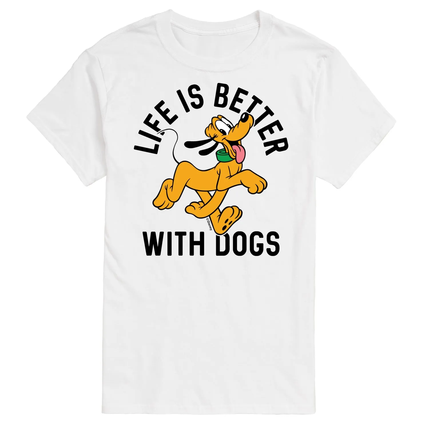 Disney - Life is Better With Dogs - Men's Short Sleeve Graphic T-Shirt sold by Zulily product image thumbnail 5