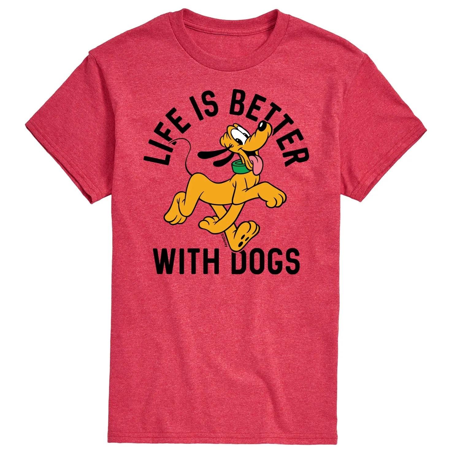 Disney - Life is Better With Dogs - Men's Short Sleeve Graphic T-Shirt sold by Zulily product image thumbnail 2