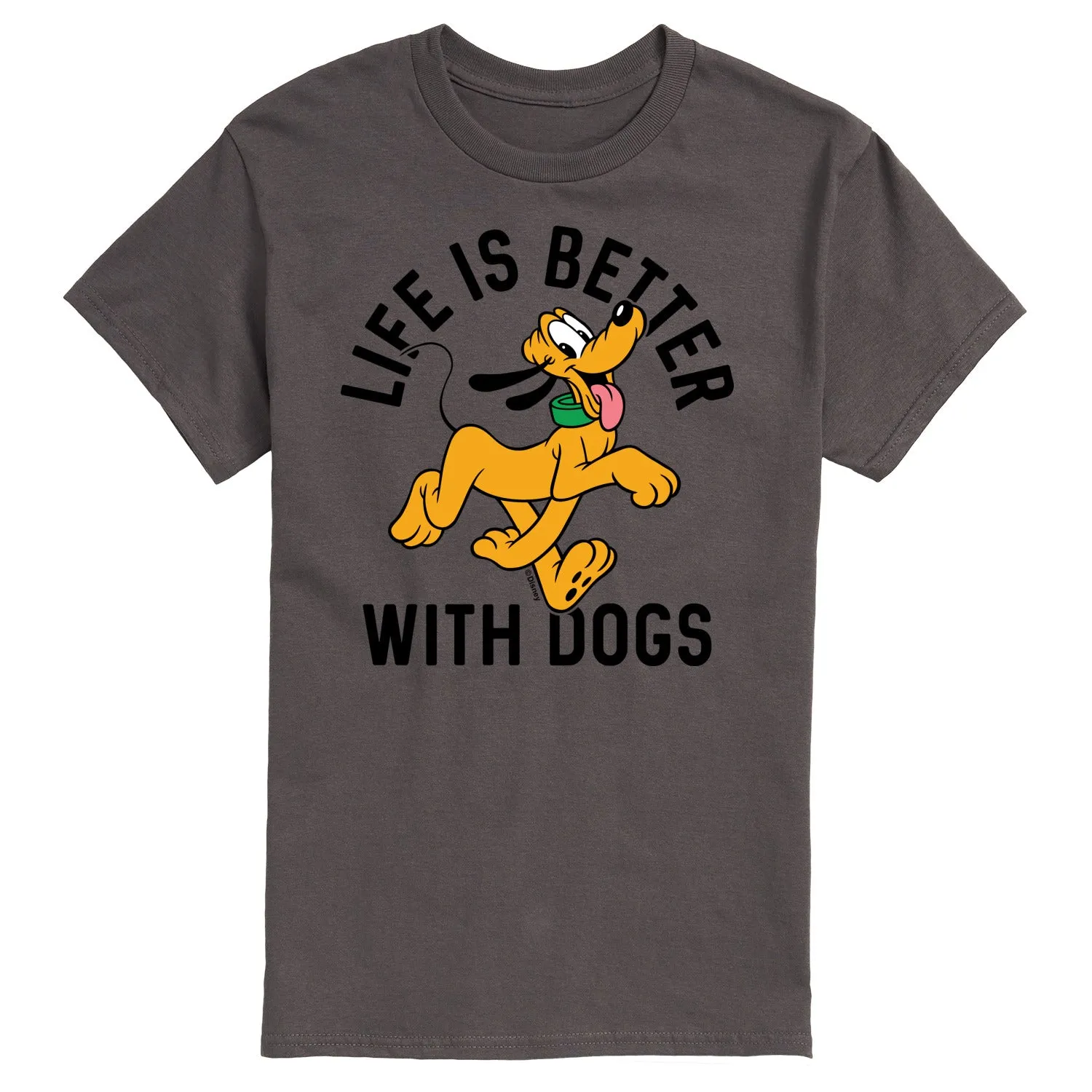 Disney - Life is Better With Dogs - Men's Short Sleeve Graphic T-Shirt sold by Zulily product image thumbnail 3