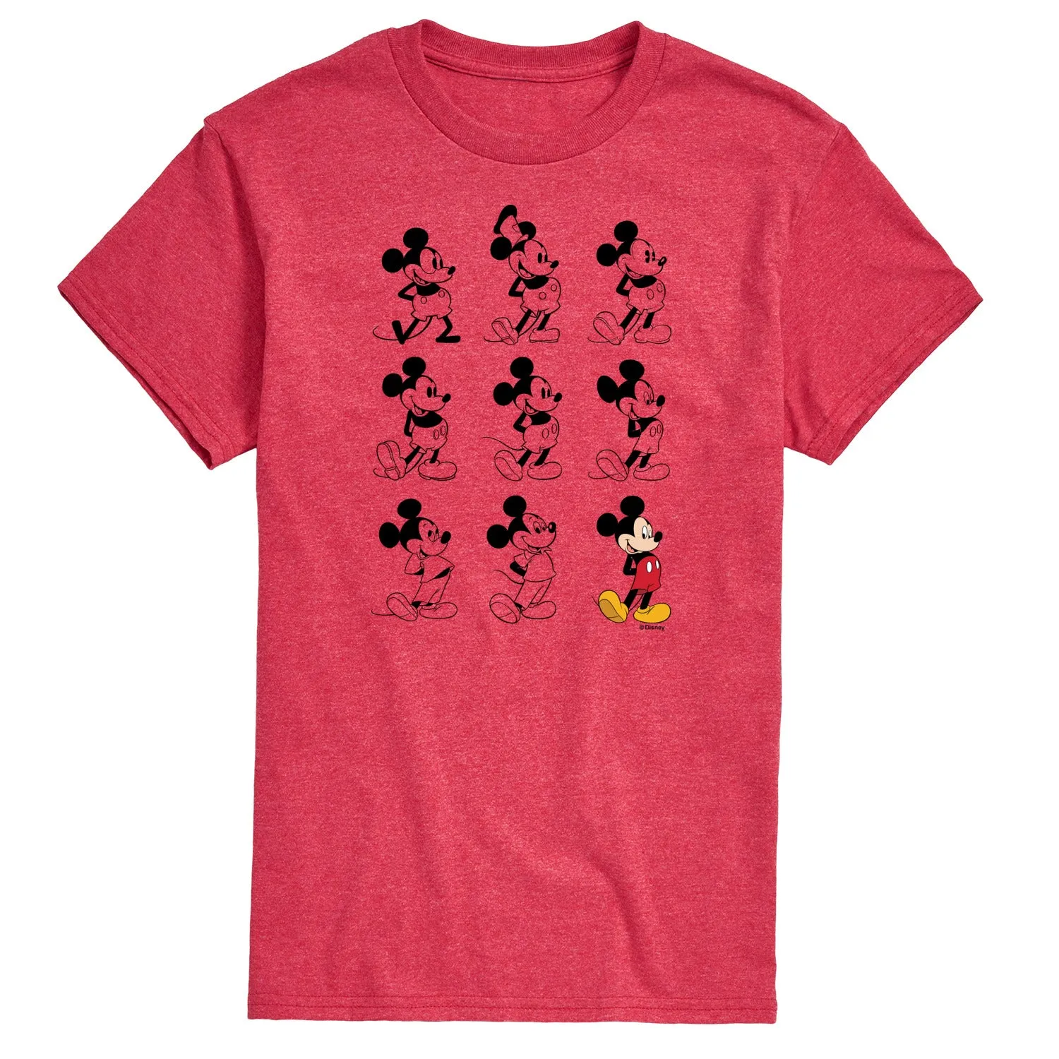 Mickey & Friends - Evolution Mickey Mouse - Men's Short Sleeve Graphic T-Shirt sold by Zulily product image thumbnail 3