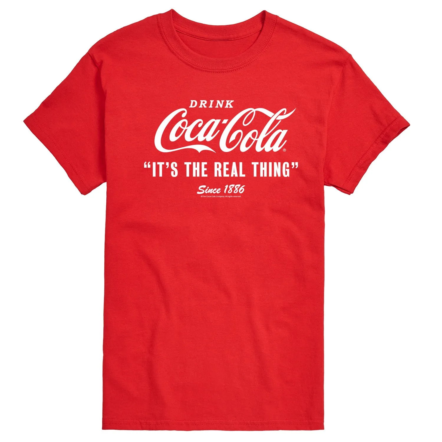 Coca-Cola - It's the Real Thing - Men's Short Sleeve Graphic T-Shirt sold by Zulily product image thumbnail 3