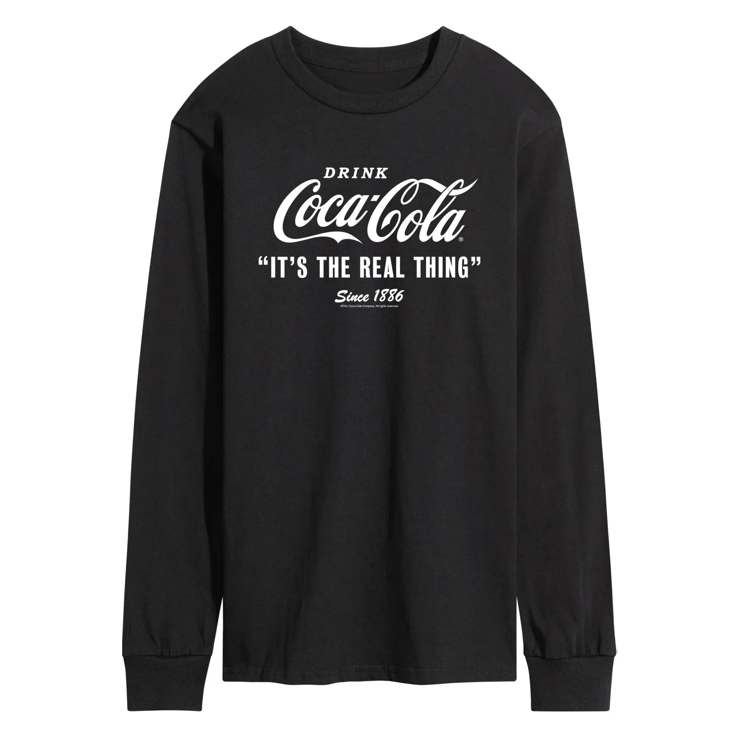 Coca-Cola - It's the Real Thing - Men's Long Sleeve Graphic T-Shirt sold by Zulily product image thumbnail 2