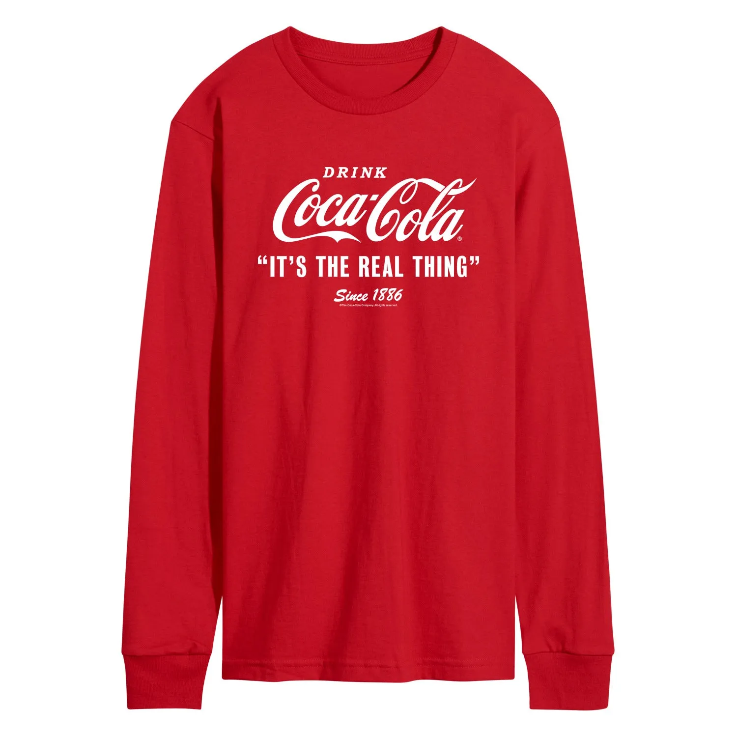 Coca-Cola - It's the Real Thing - Men's Long Sleeve Graphic T-Shirt sold by Zulily product image thumbnail 3