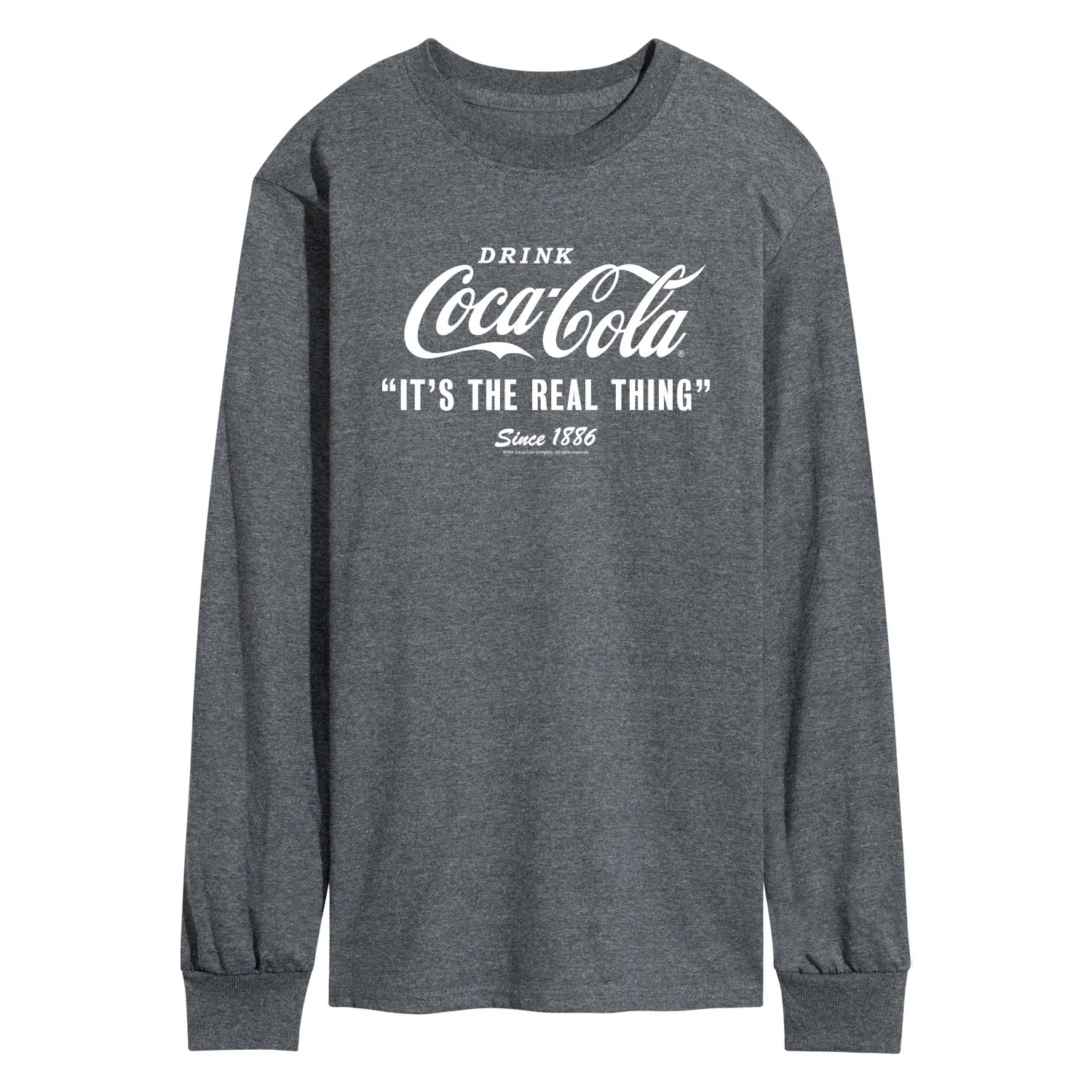 Coca-Cola - It's the Real Thing - Men's Long Sleeve Graphic T-Shirt sold by Zulily product image thumbnail 4