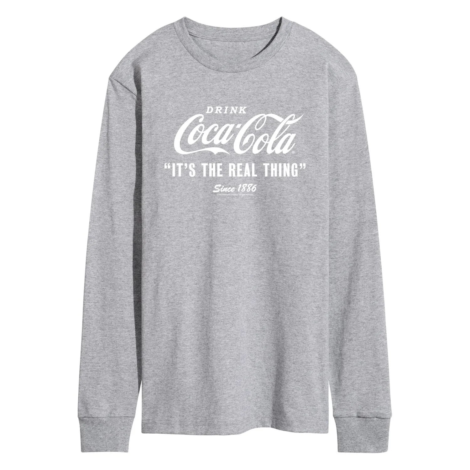 Coca-Cola - It's the Real Thing - Men's Long Sleeve Graphic T-Shirt sold by Zulily