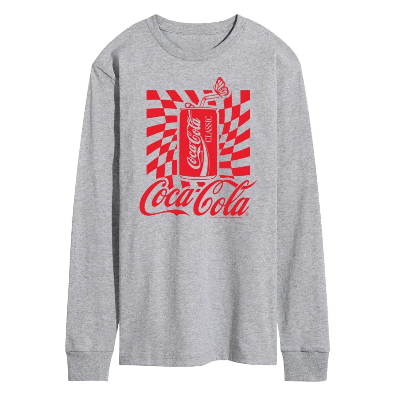 Coca-Cola - Warped Coke Can - Men's Long Sleeve T-Shirt made by Coca-Cola