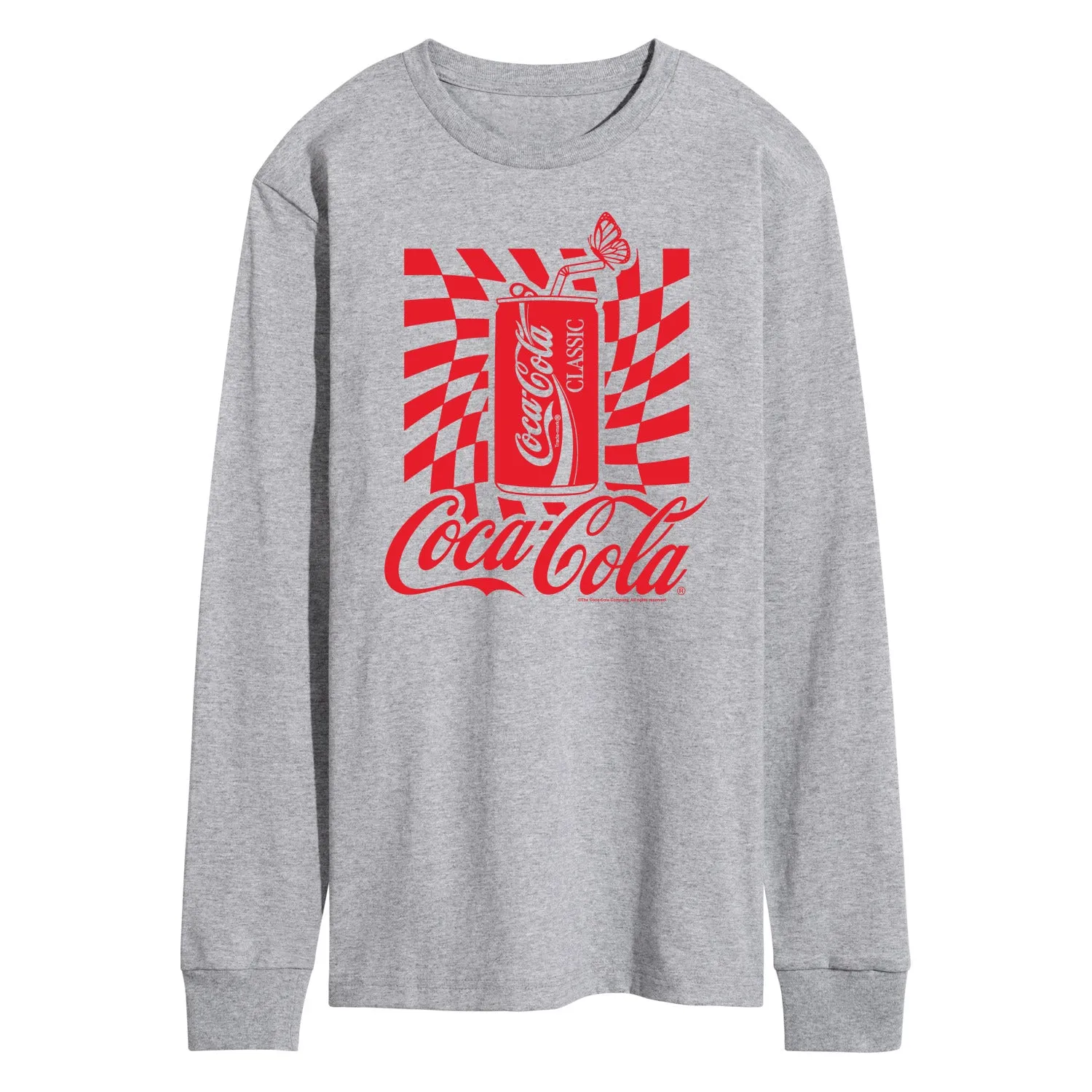 Coca-Cola - Warped Coke Can - Men's Long Sleeve T-Shirt sold by Zulily
