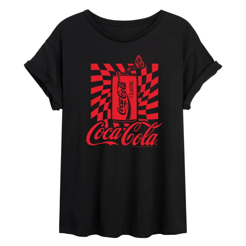 Coca-Cola - Warped Coke Can  - Women's Oversized T-Shirt sold by Zulily