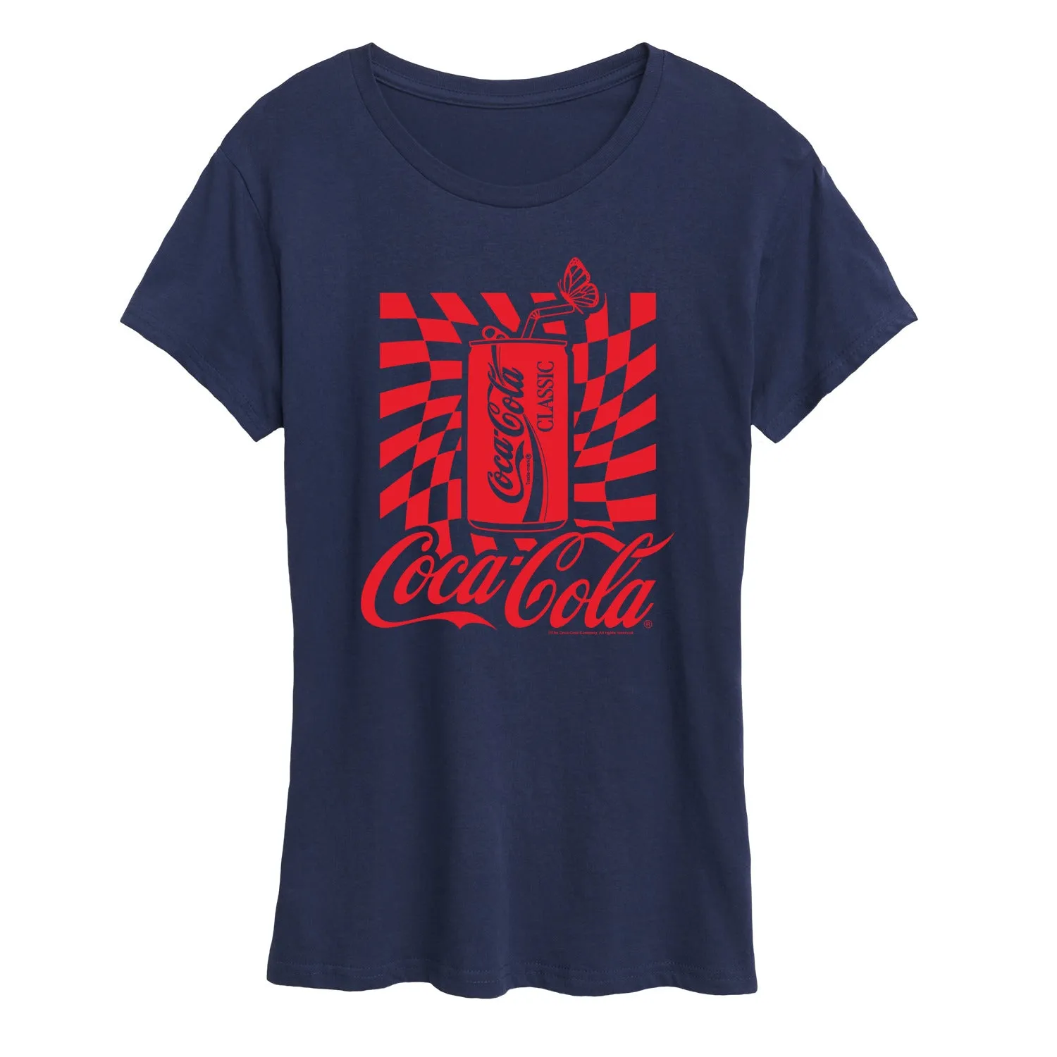 Coca-Cola - Warped Coke Can - Women's Short Sleeve Graphic T-Shirt sold by Zulily product image thumbnail 2