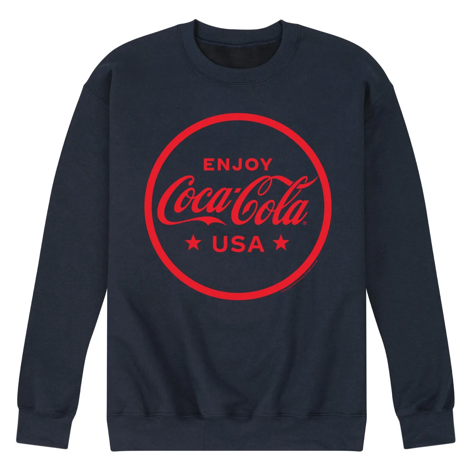 Coca-Cola - Enjoy Coca Cola USA - Men's Crew Neck Fleece Pullover sold by Zulily product image thumbnail 4