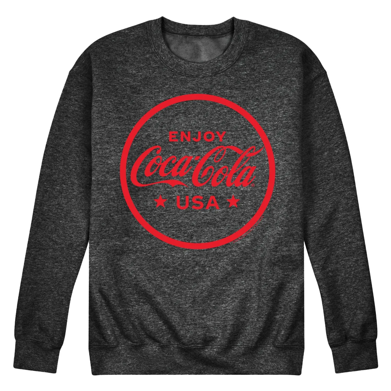Coca-Cola - Enjoy Coca Cola USA - Men's Crew Neck Fleece Pullover sold by Zulily product image thumbnail 3
