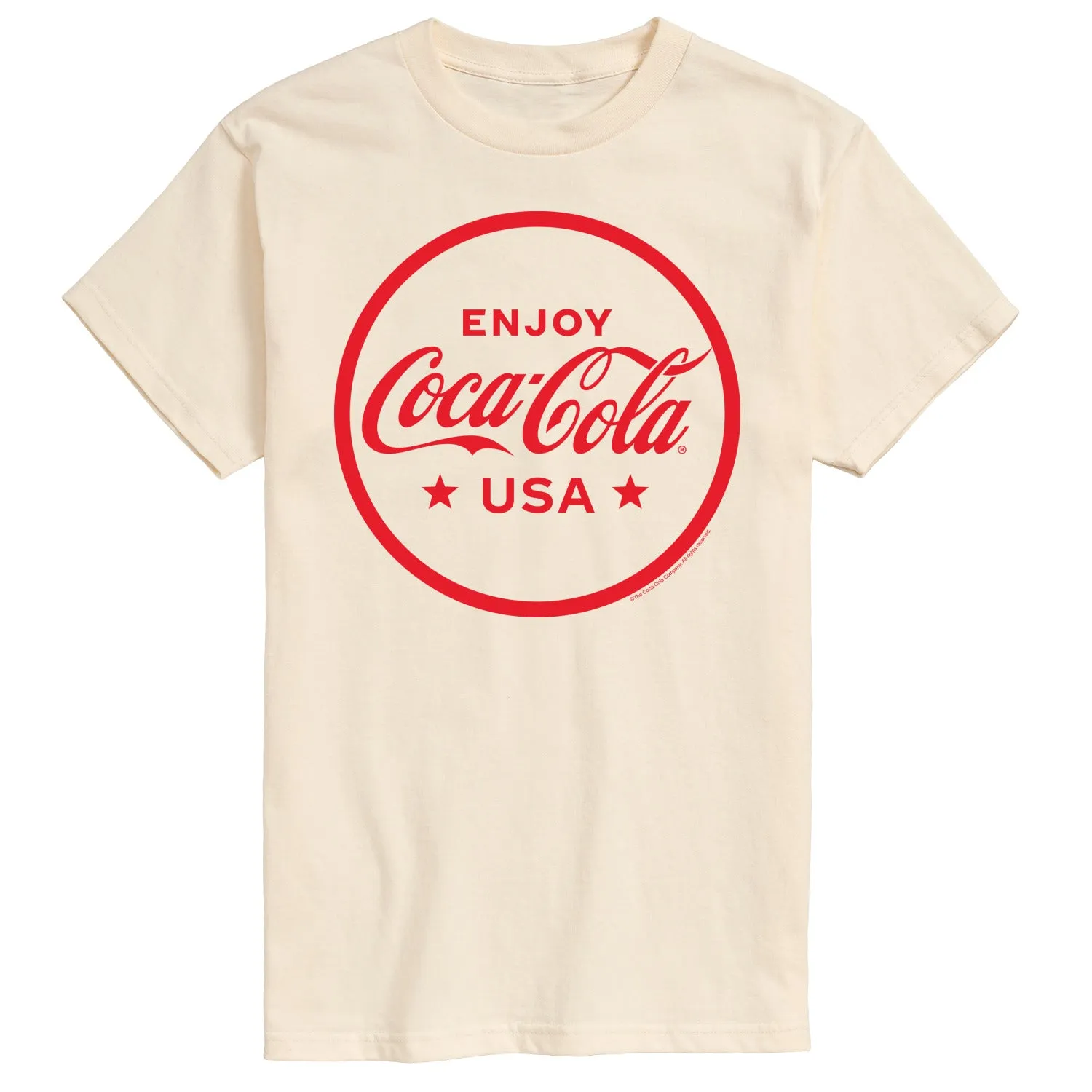 Coca-Cola - Enjoy Coca Cola USA - Men's Short Sleeve Graphic T-Shirt sold by Zulily product image thumbnail 2