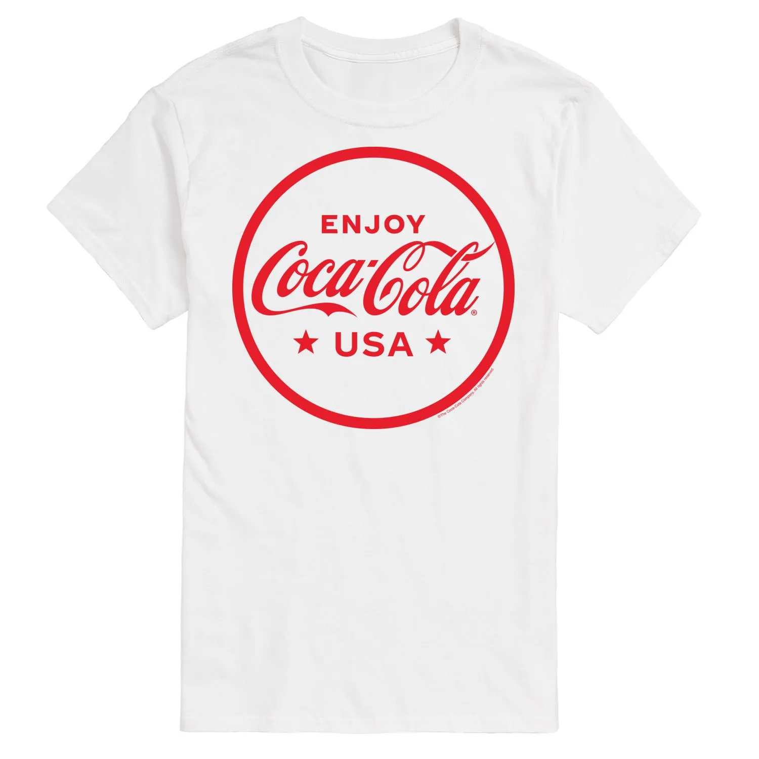 Coca-Cola - Enjoy Coca Cola USA - Men's Short Sleeve Graphic T-Shirt sold by Zulily product image thumbnail 4