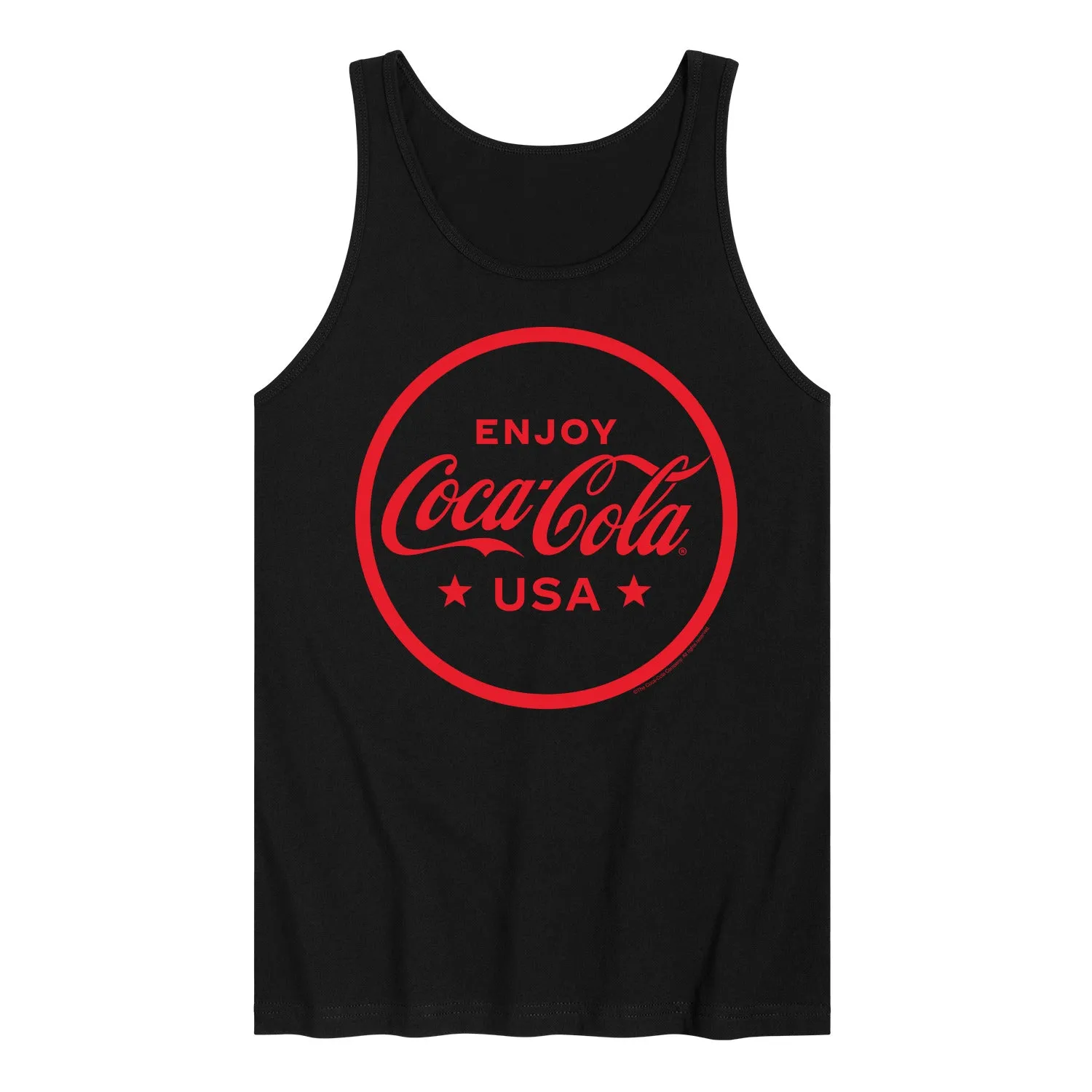 Coca-Cola - Enjoy Coca Cola USA - Men's Jersey Tank Top sold by Zulily product image thumbnail 2