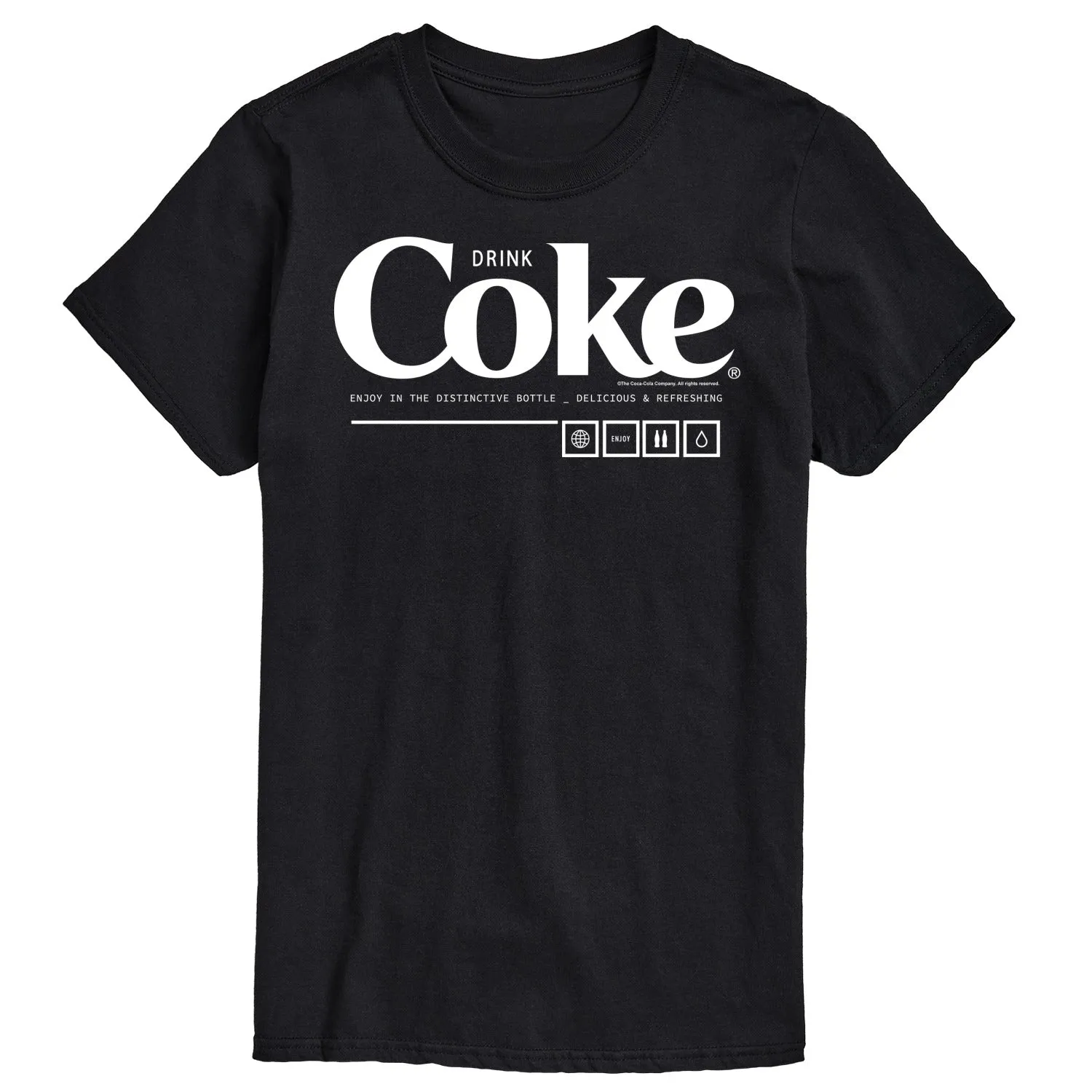 Coca-Cola - Drink Coke Enjoy - Men's Short Sleeve Graphic T-Shirt sold by Zulily