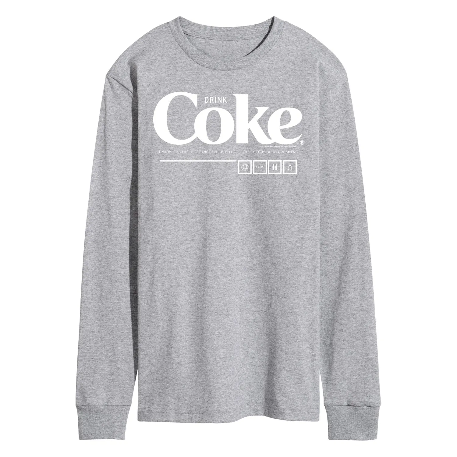 Coca-Cola - Drink Coke Enjoy - Men's Long Sleeve T-Shirt sold by Zulily