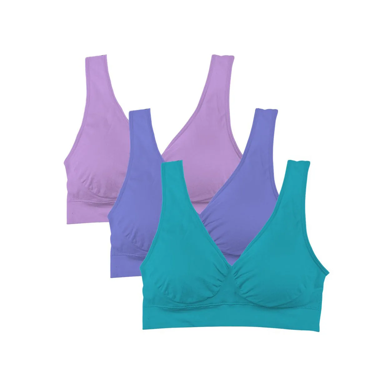 Extreme Fit 3 Pack Seamless Lightweight Comfort Bras sold by Zulily product image thumbnail 5