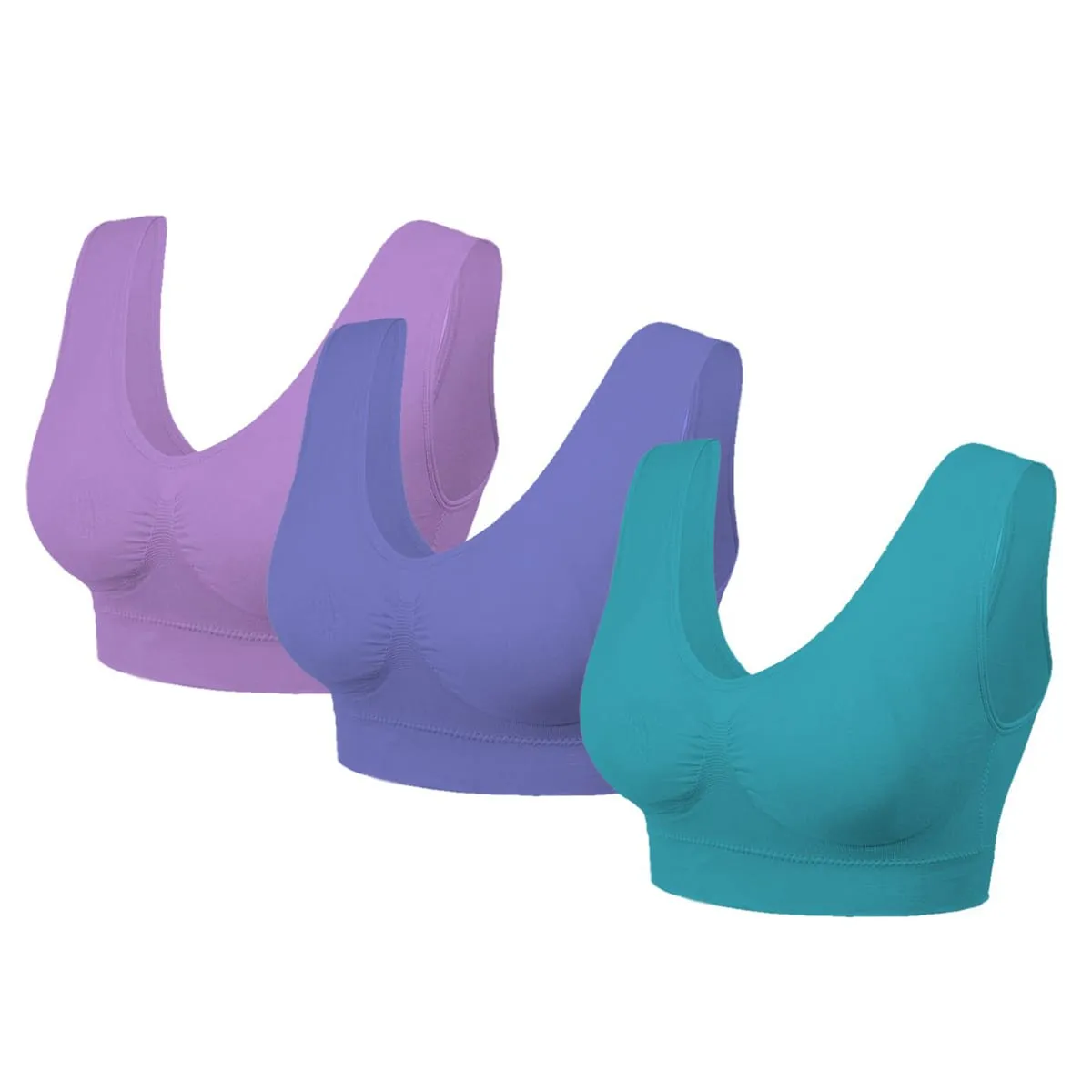 Extreme Fit 3 Pack Seamless Lightweight Comfort Bras sold by Zulily product image thumbnail 4