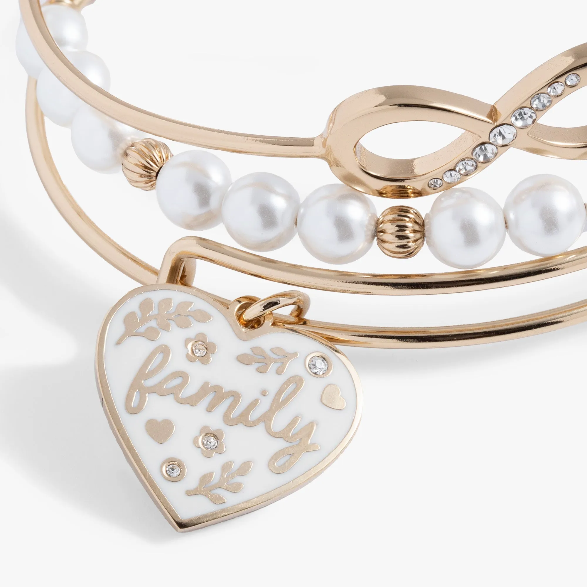 Family Bangle Set of 3 sold by Zulily product image thumbnail 2