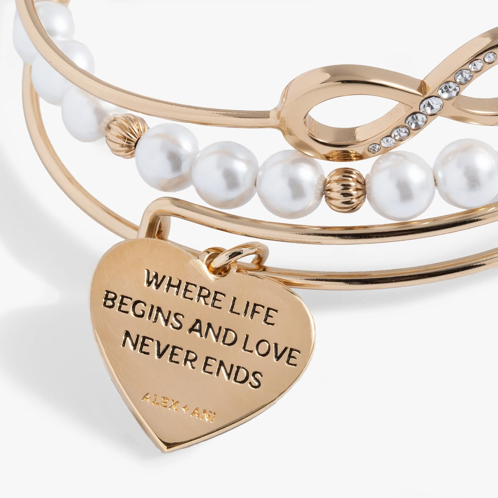 Family Bangle Set of 3 sold by Zulily product image thumbnail 3