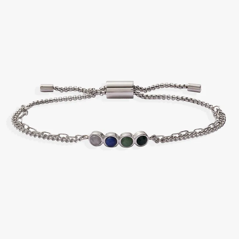 Wife Hidden Message Acrostic Bolo Bracelet sold by Zulily