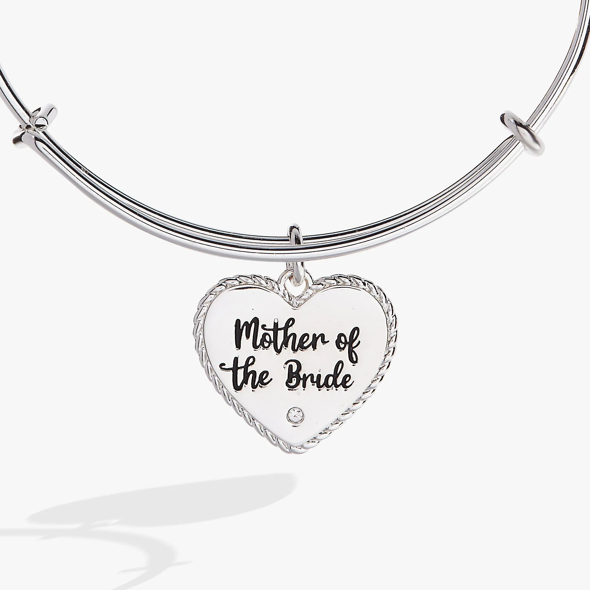 Mother of the Bride Heart Bangle sold by Zulily product image thumbnail 5