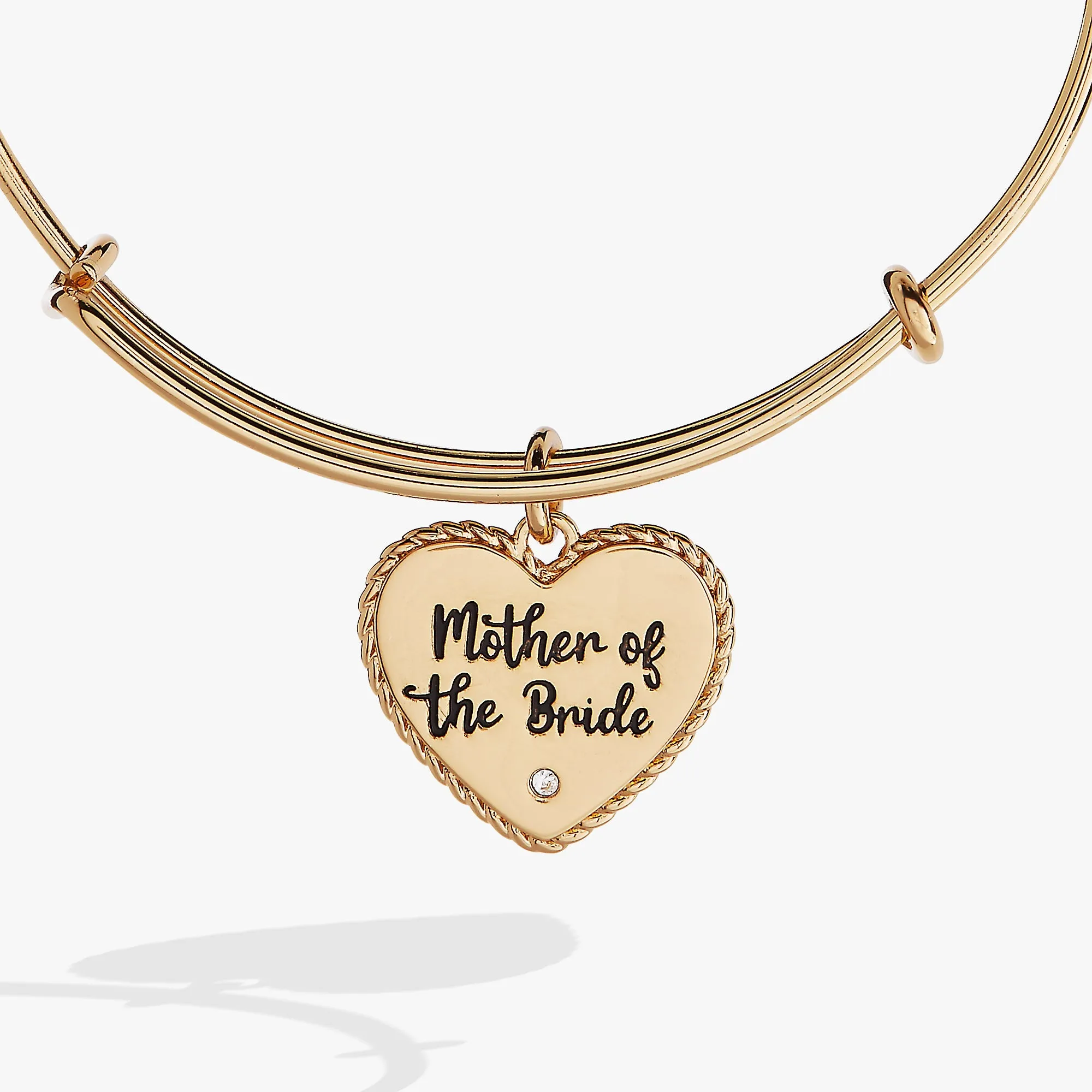 Mother of the Bride Heart Bangle sold by Zulily product image thumbnail 2