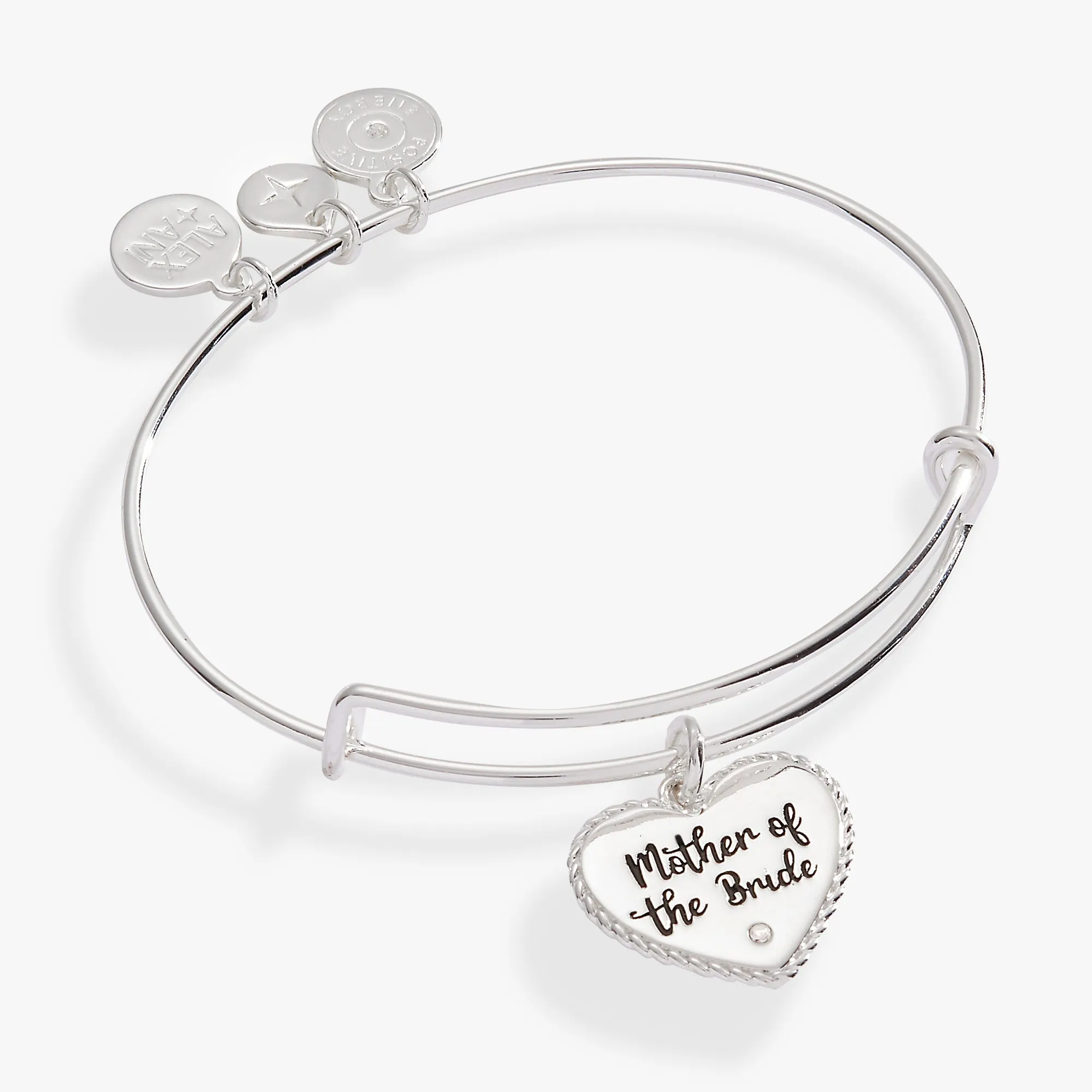 Mother of the Bride Heart Bangle sold by Zulily product image thumbnail 4