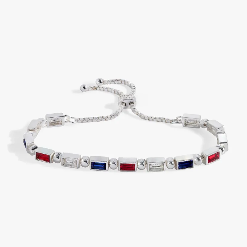 Red, White and Blue Baguette Bolo sold by Zulily