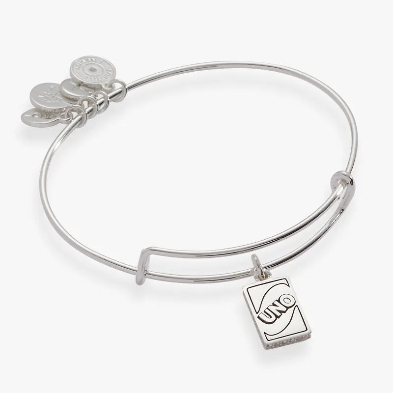 UNO™ “Trust No One” Charm Bangle made by Alex and Ani