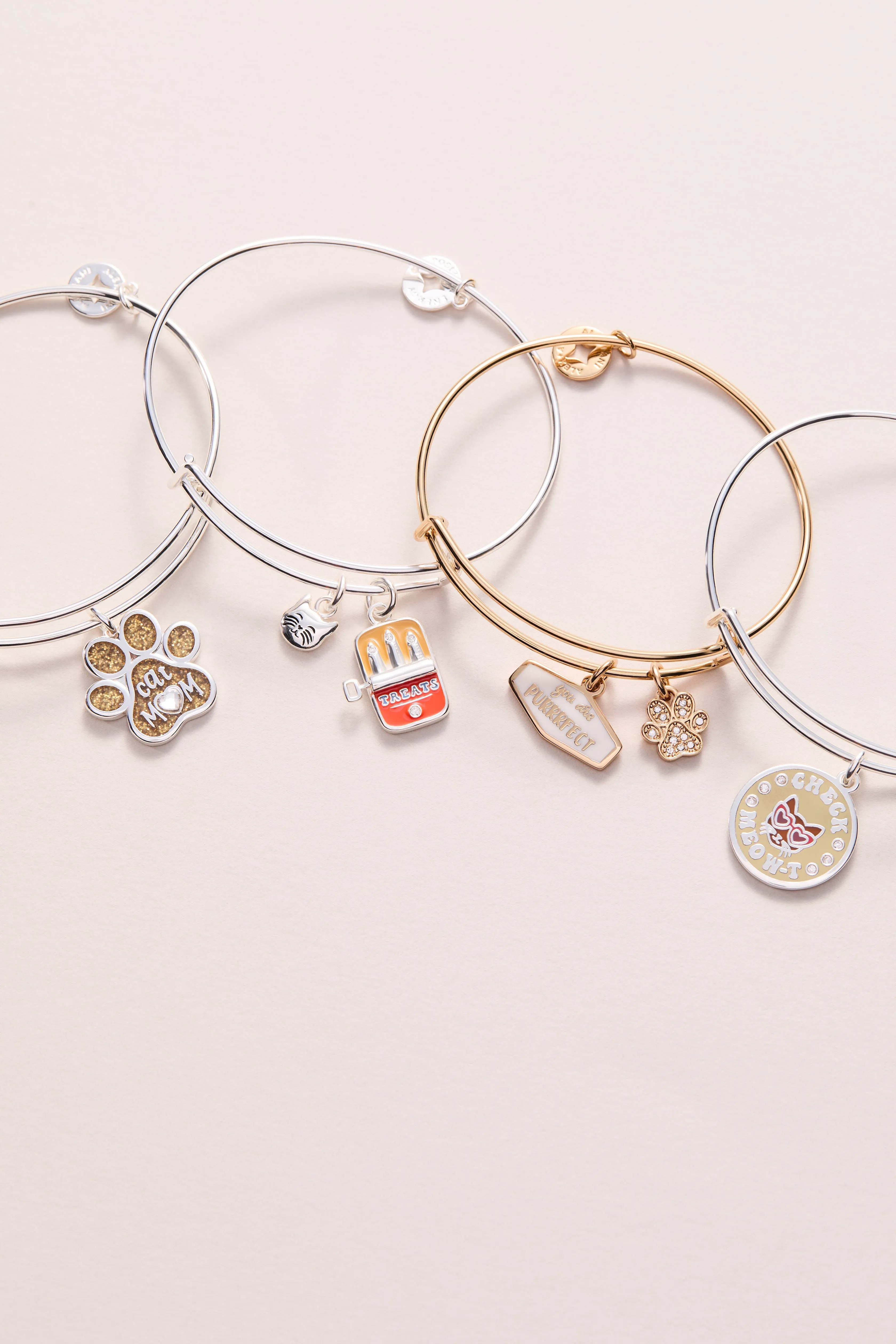 'Check Meow-T' Cat Charm Bangle sold by Zulily product image thumbnail 4