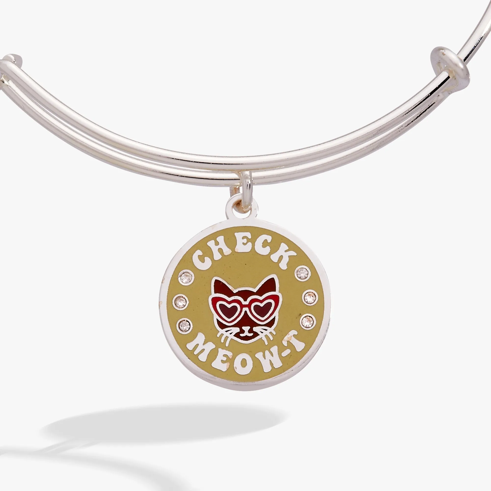 'Check Meow-T' Cat Charm Bangle sold by Zulily product image thumbnail 3