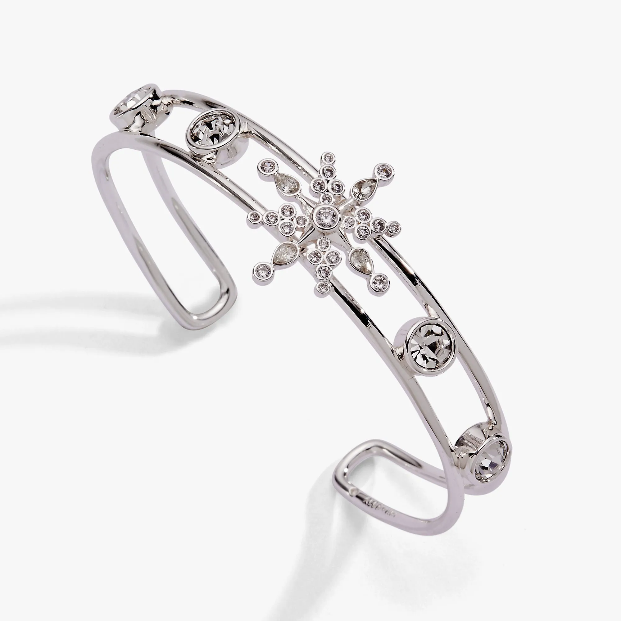 Crystal Snowflake Cuff Bracelet sold by Zulily product image thumbnail 3