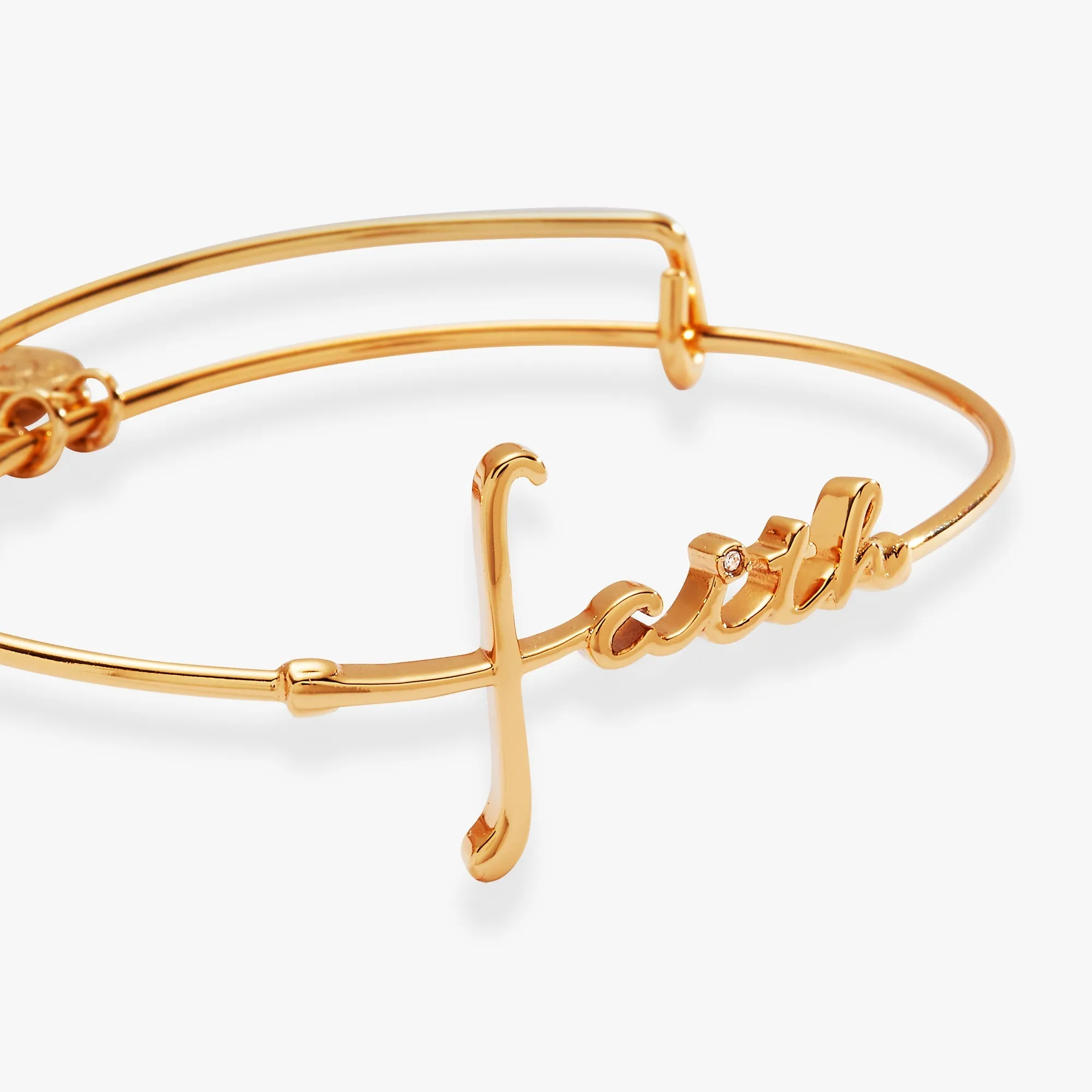 Faith In-Line Bracelet sold by Zulily