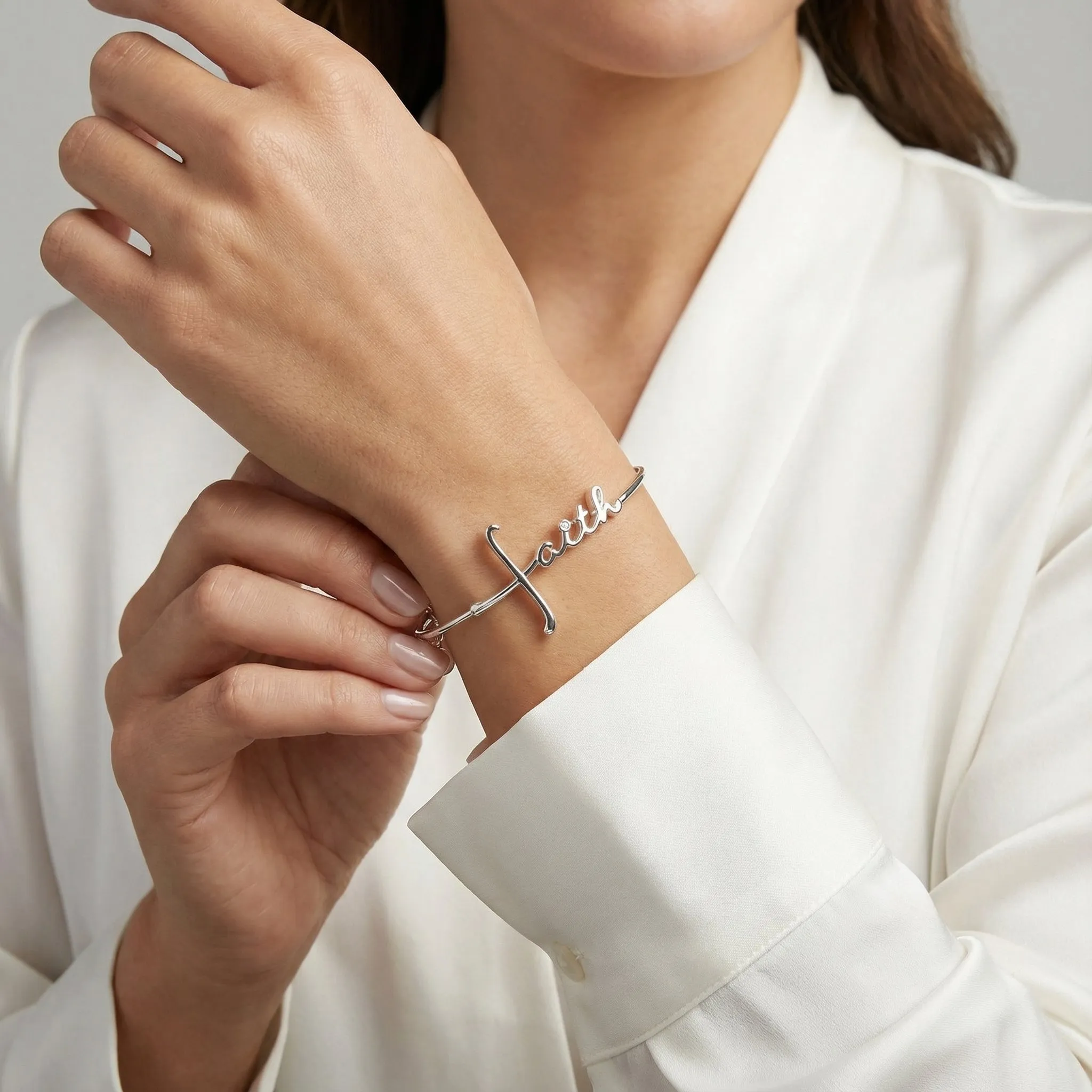 Faith In-Line Bracelet sold by Zulily product image thumbnail 5
