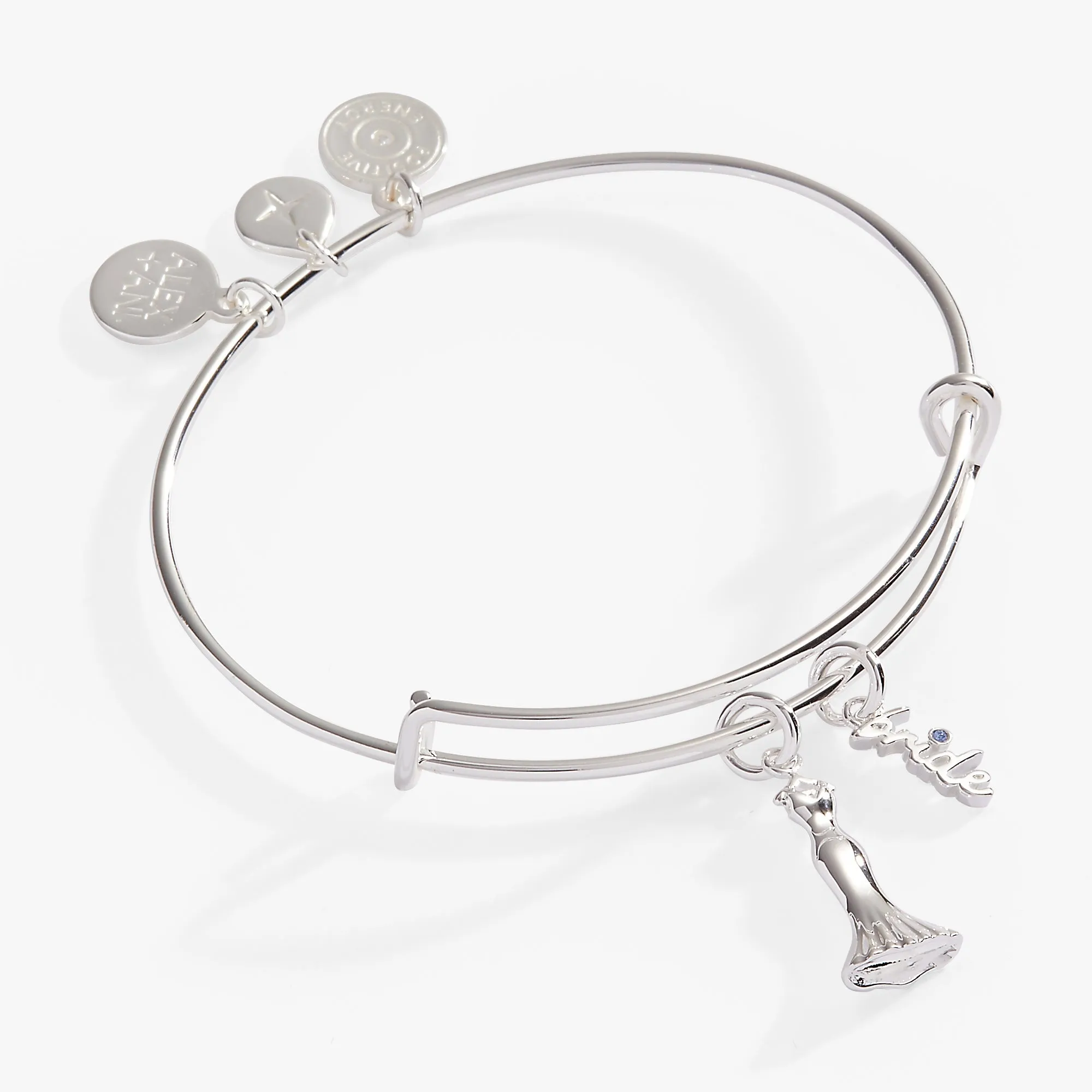 Bridal Gown Duo Charm Bangle sold by Zulily product image thumbnail 5