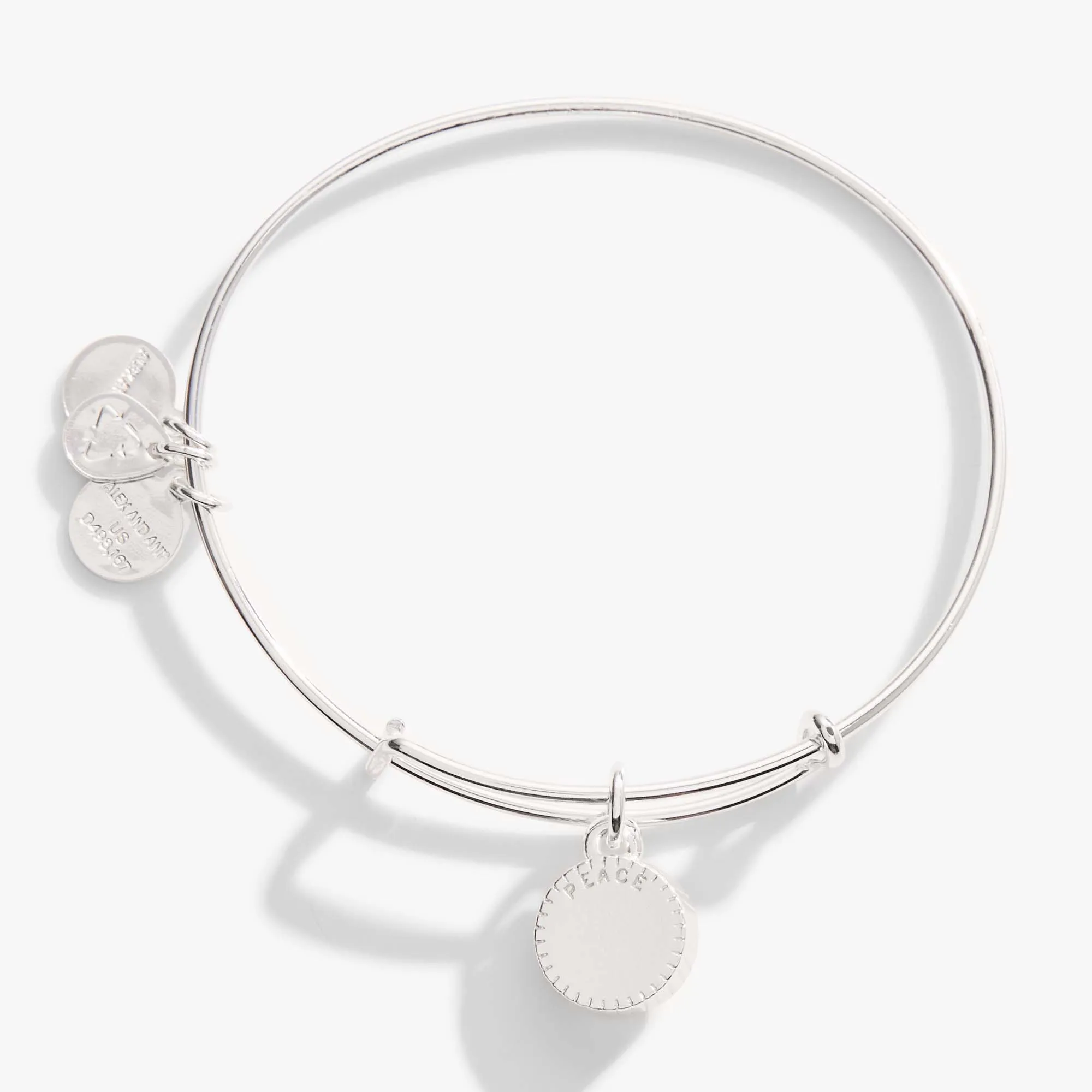 March Birthstone Charm Bangle, Aquamarine sold by Zulily product image thumbnail 3