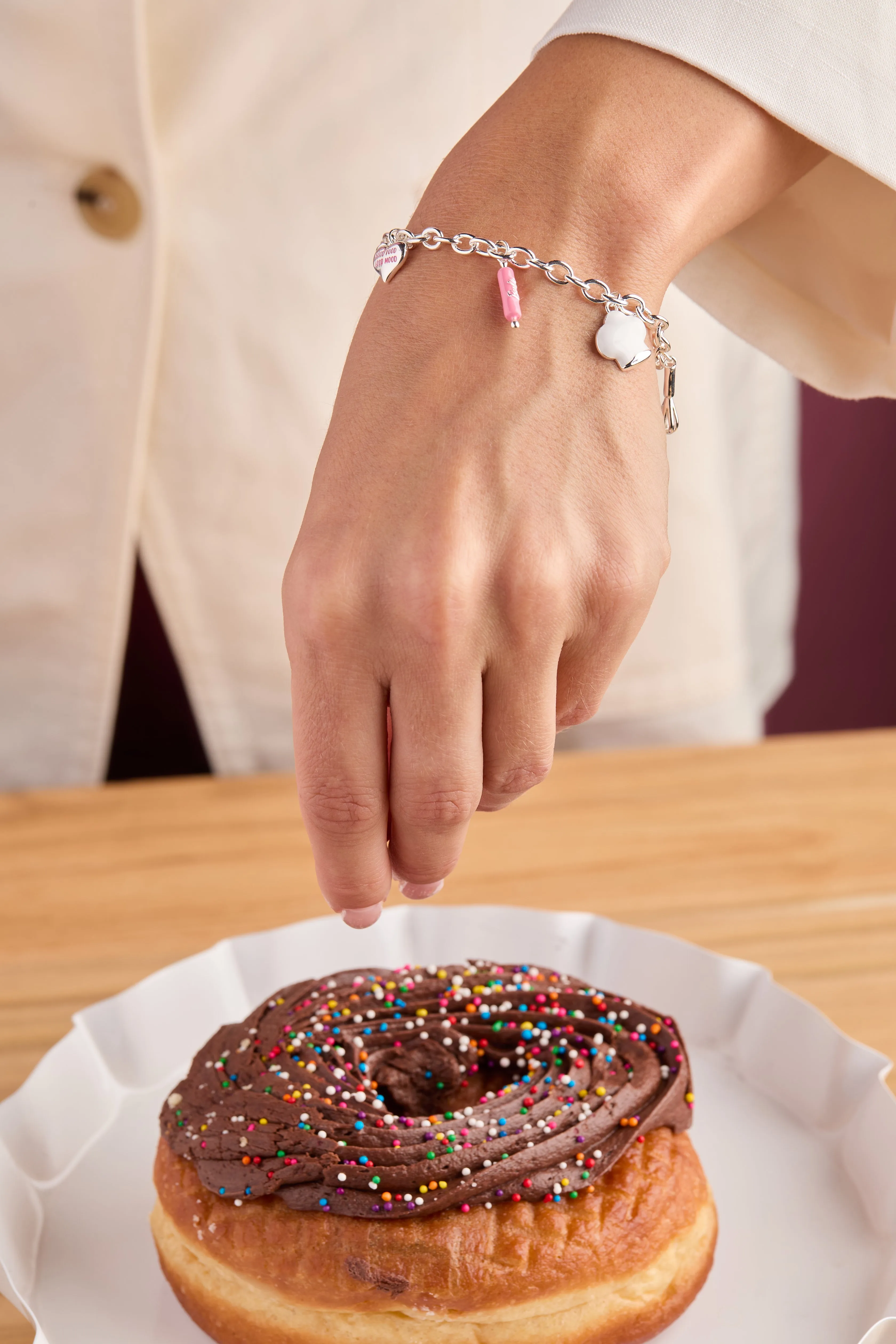 Barbie™ Chef Charm Bracelet sold by Zulily product image thumbnail 2