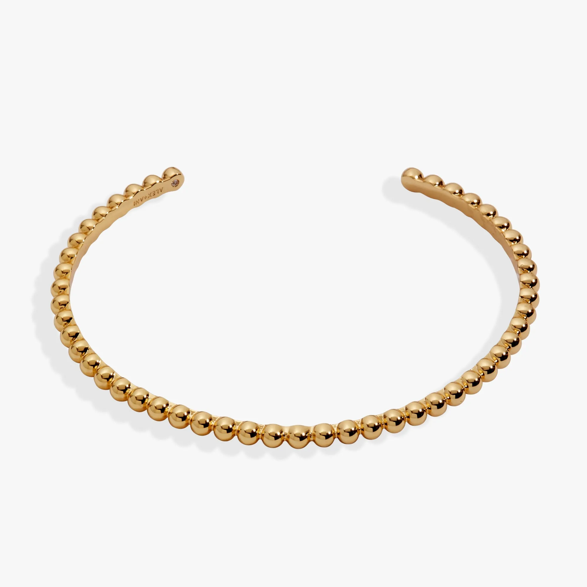 Gold Beaded Cuff Bracelet sold by Zulily