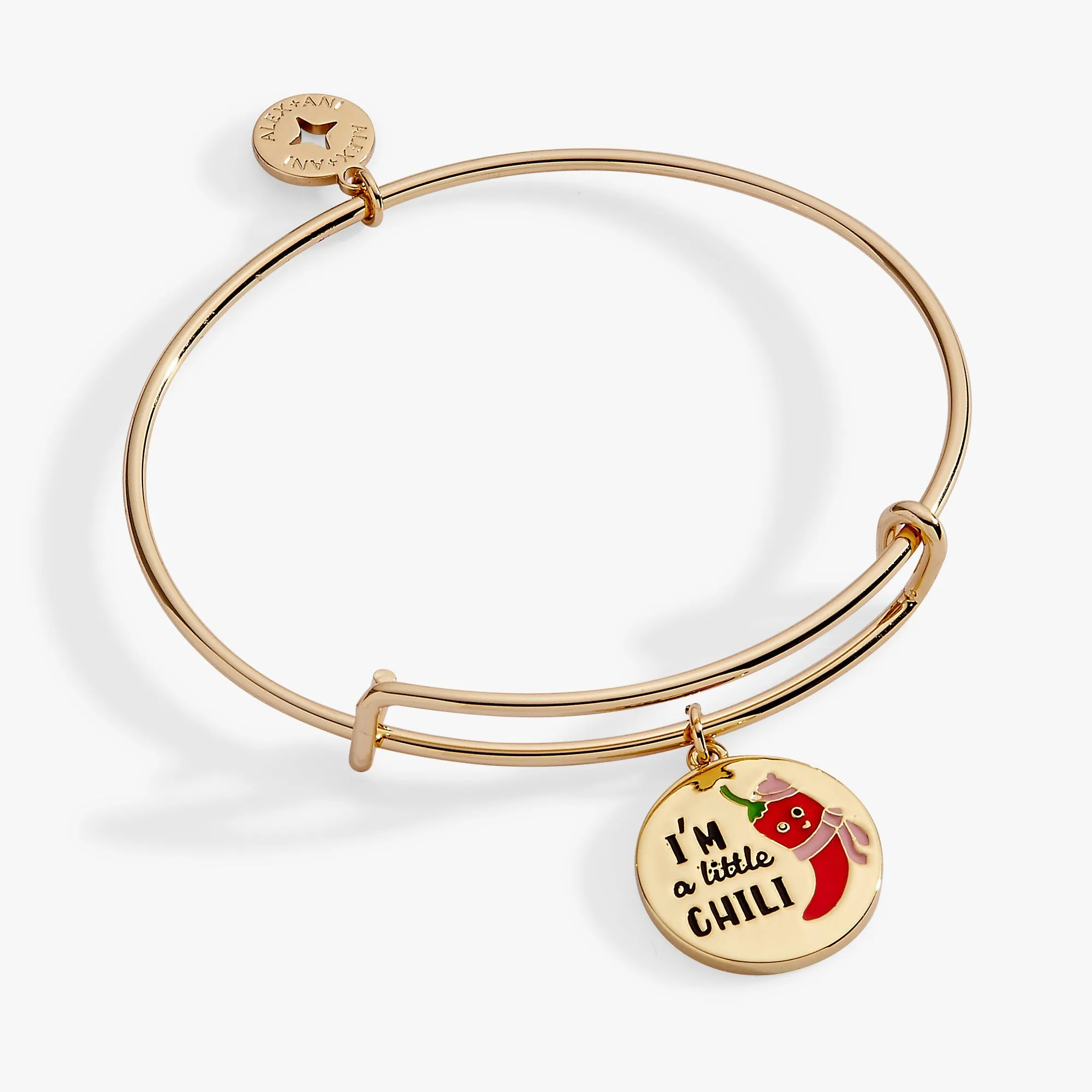 ‘I’m a Little Chili’ Charm Bangle sold by Zulily
