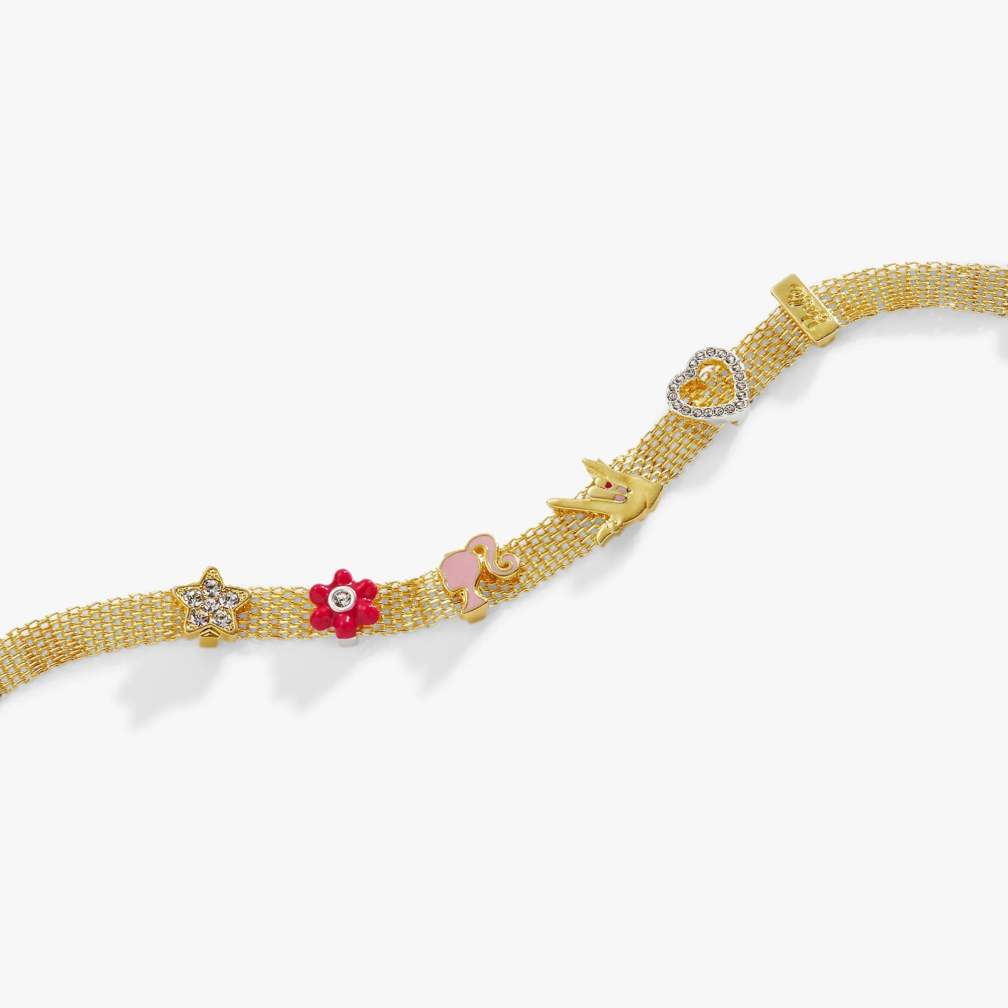 Barbie™ Multicharm Mesh Chain Bracelet sold by Zulily product image thumbnail 4